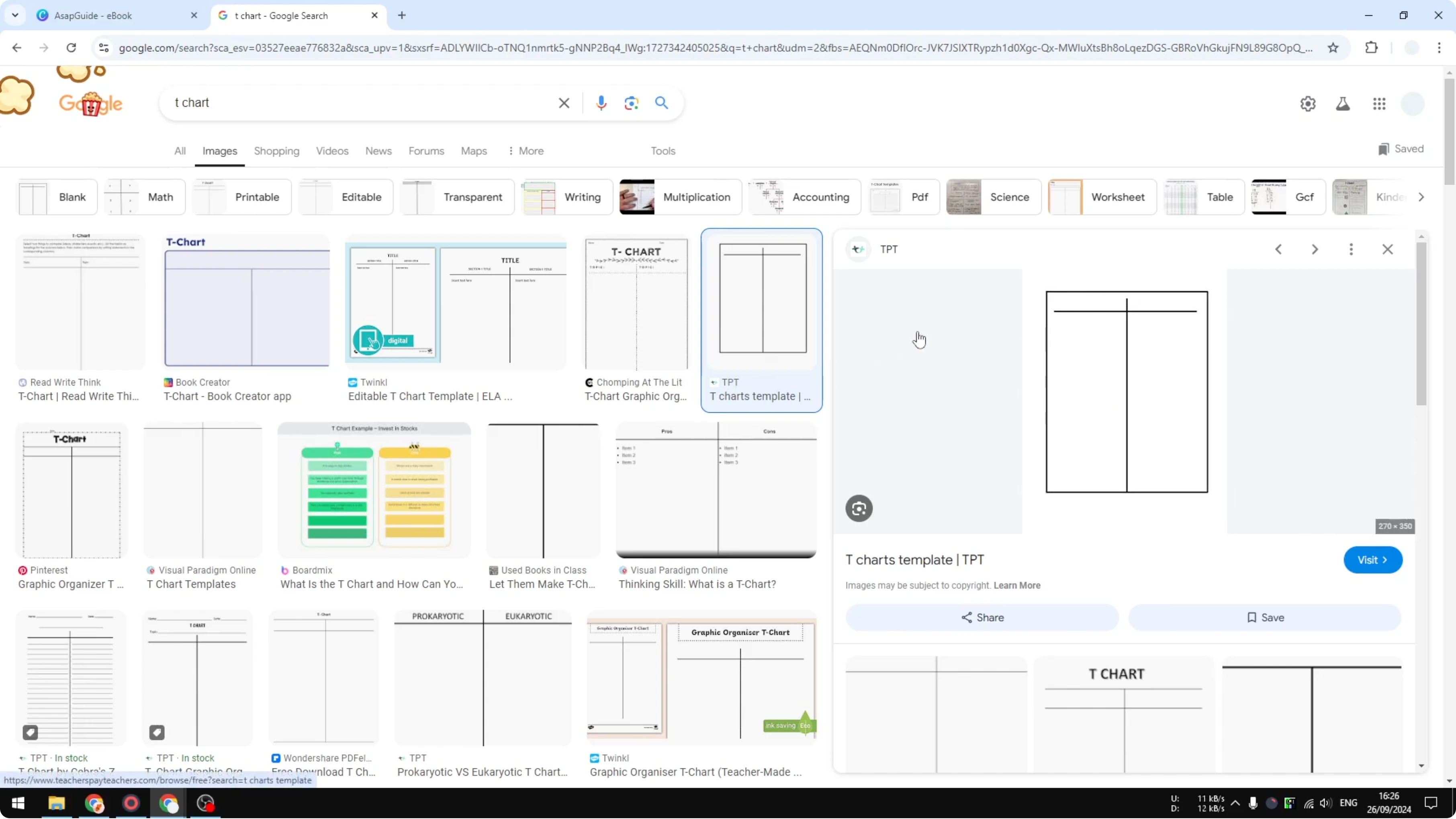 Screenshot from How to Create T Chart in Canva at 115s