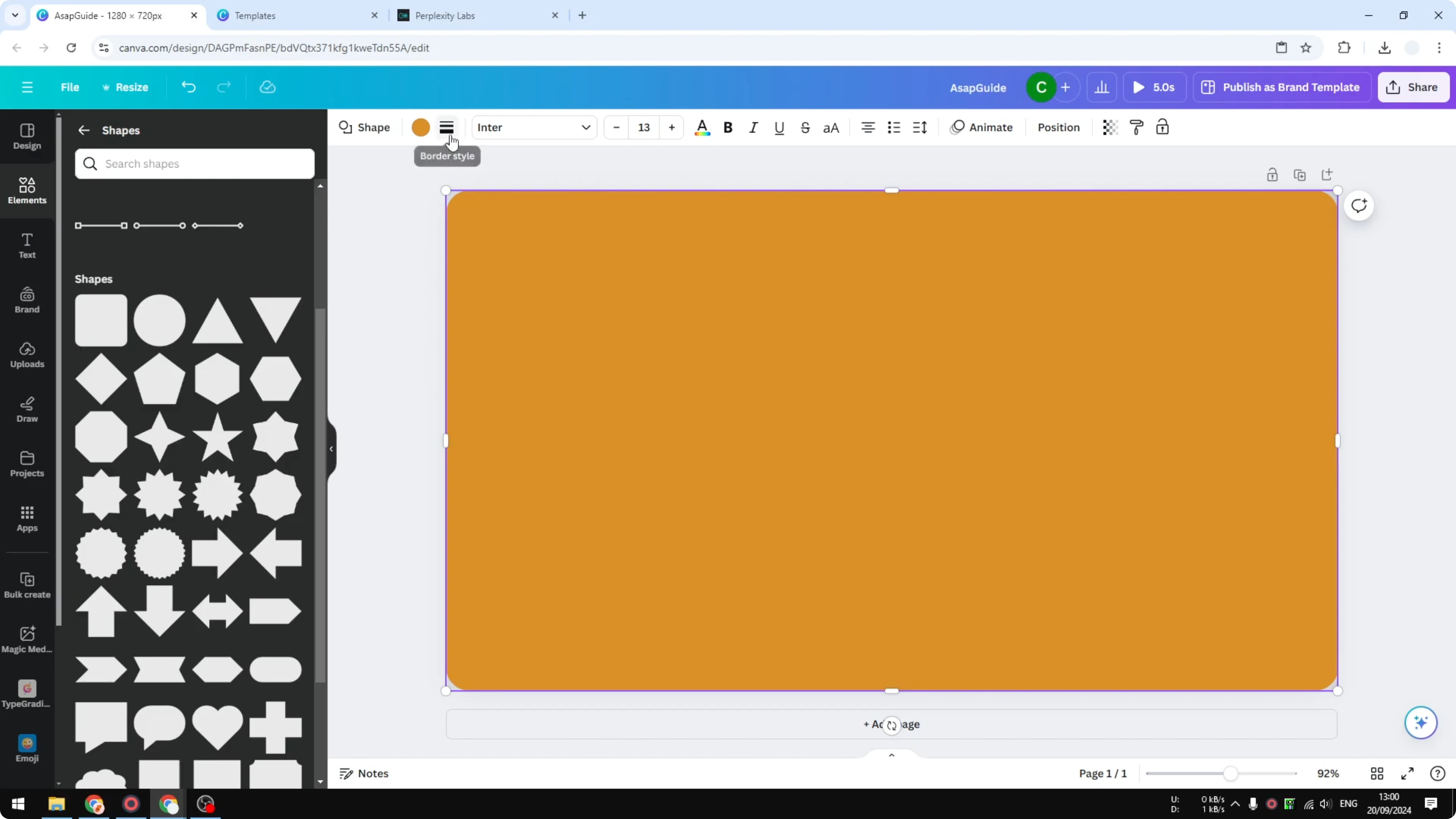 Screenshot from How to Create Transparent Gradient Effect in Canva at 60s