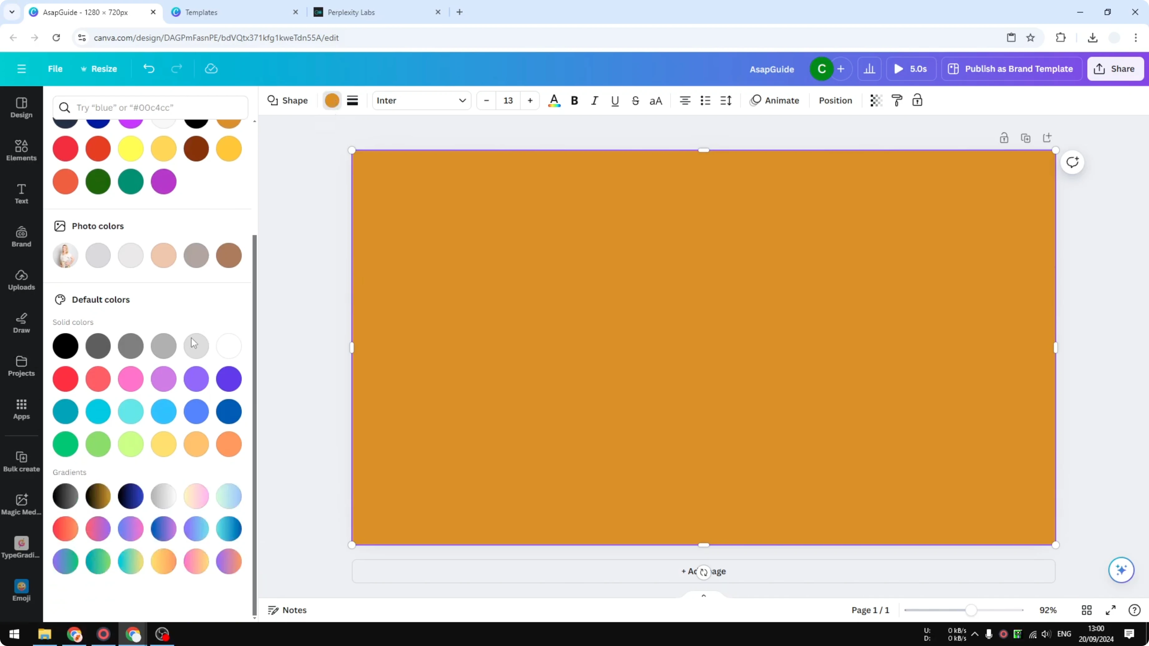 Screenshot from How to Create Transparent Gradient Effect in Canva at 72s