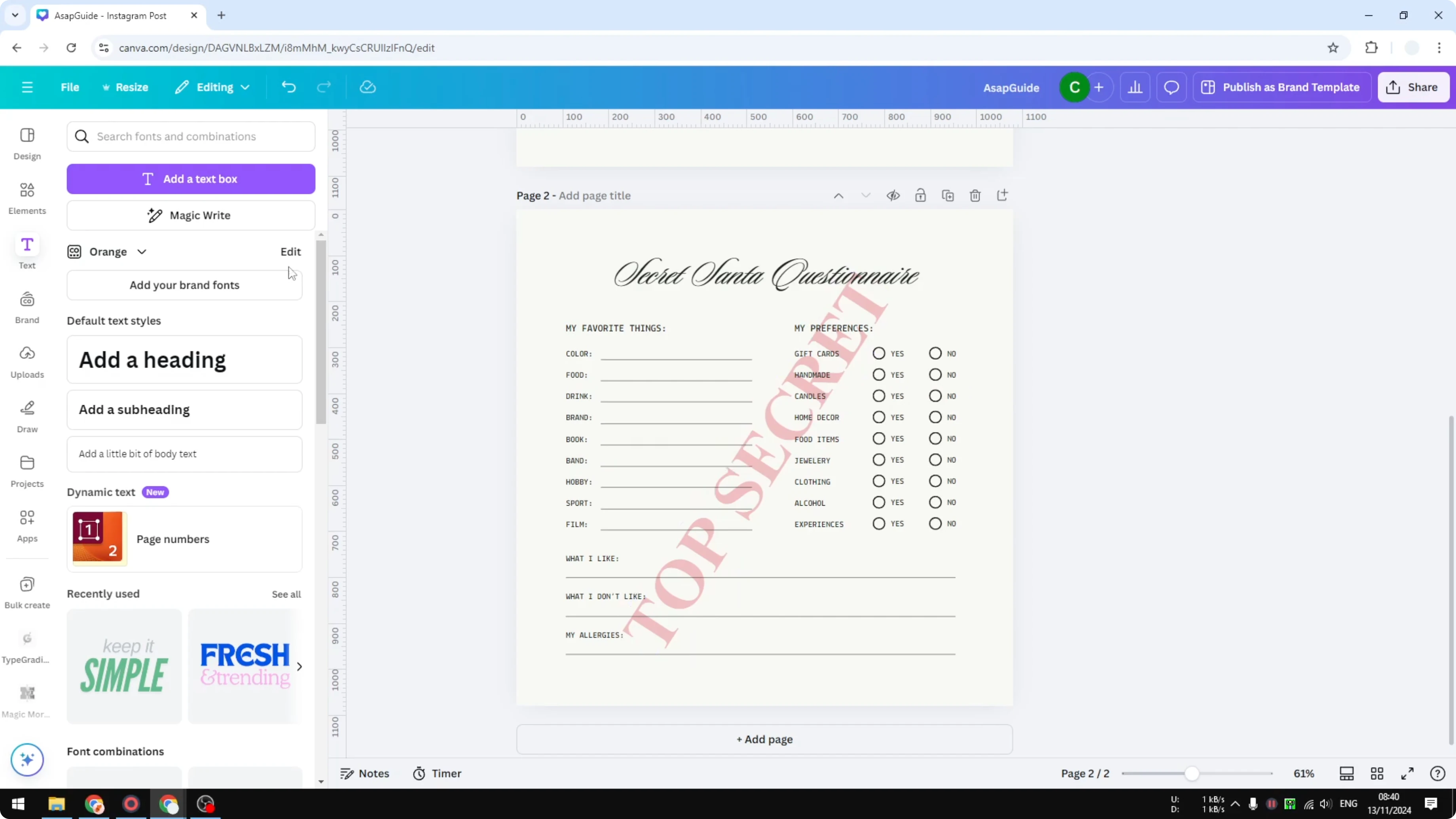 Screenshot from How to Create a Watermark in Canva at 159s