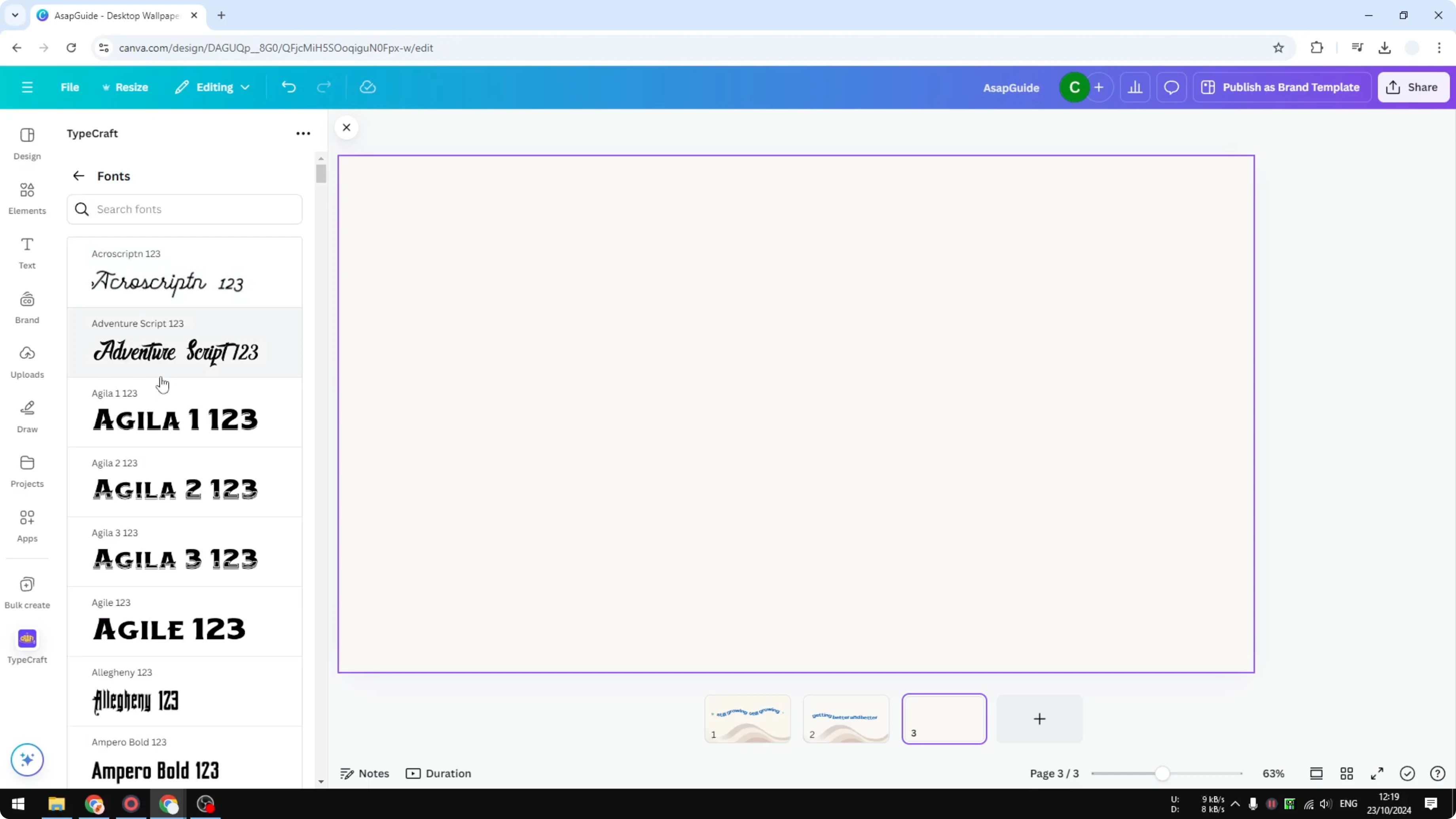 Screenshot from How to Create Wavy Text in Canva at 180s