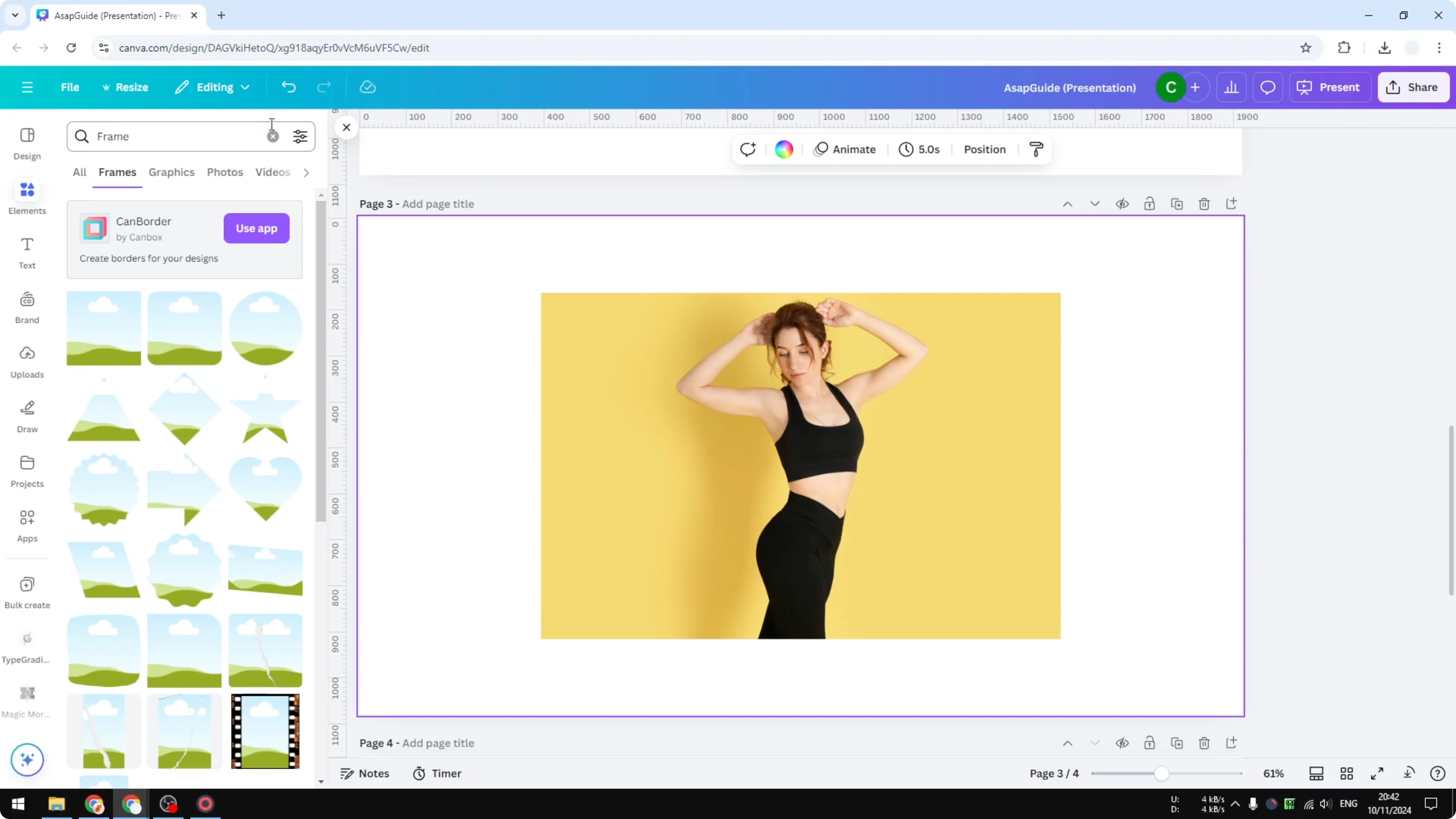 Screenshot from How to Crop Image Diagonally in Canva at 154s