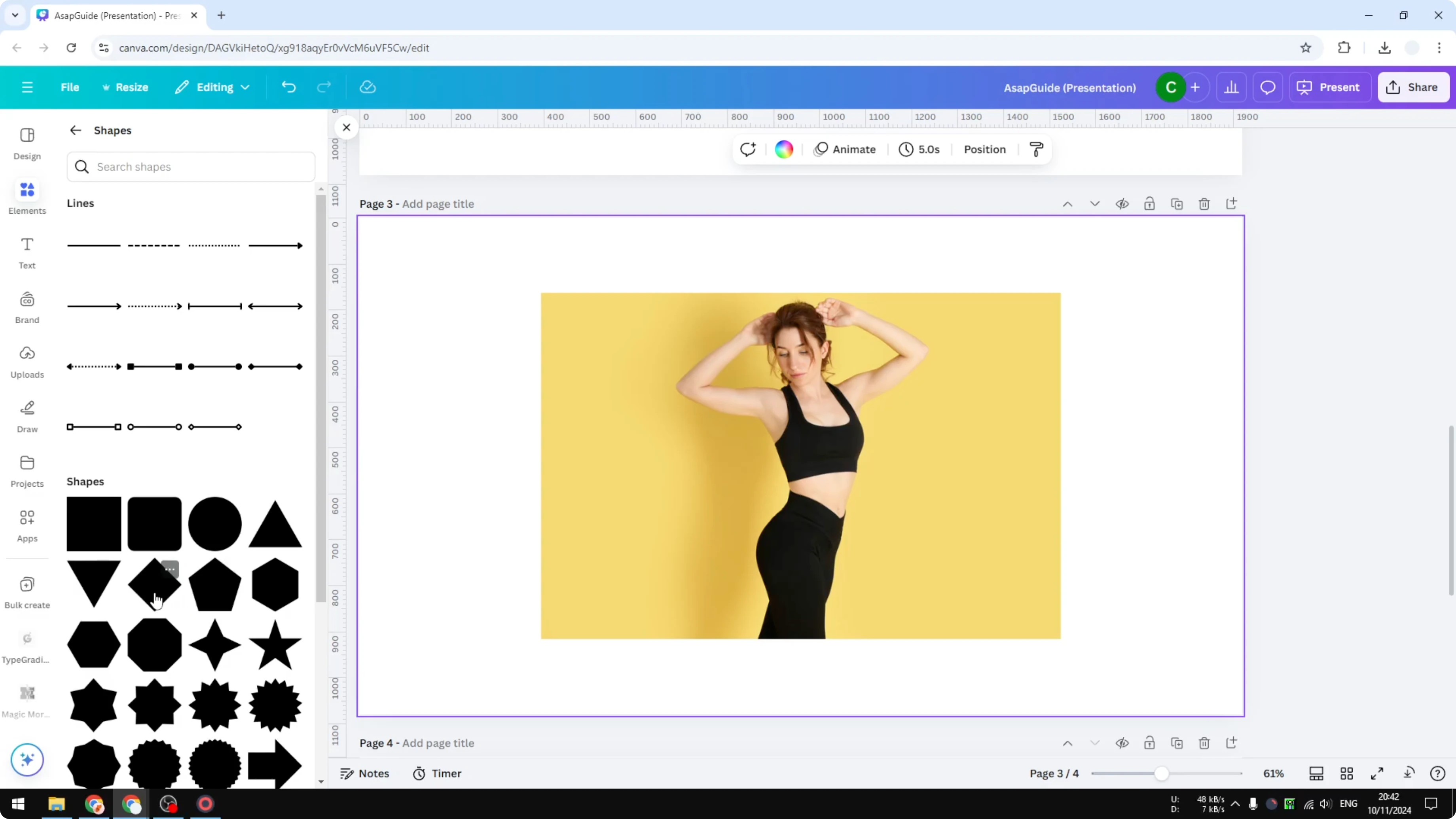 Screenshot from How to Crop Image Diagonally in Canva at 159s