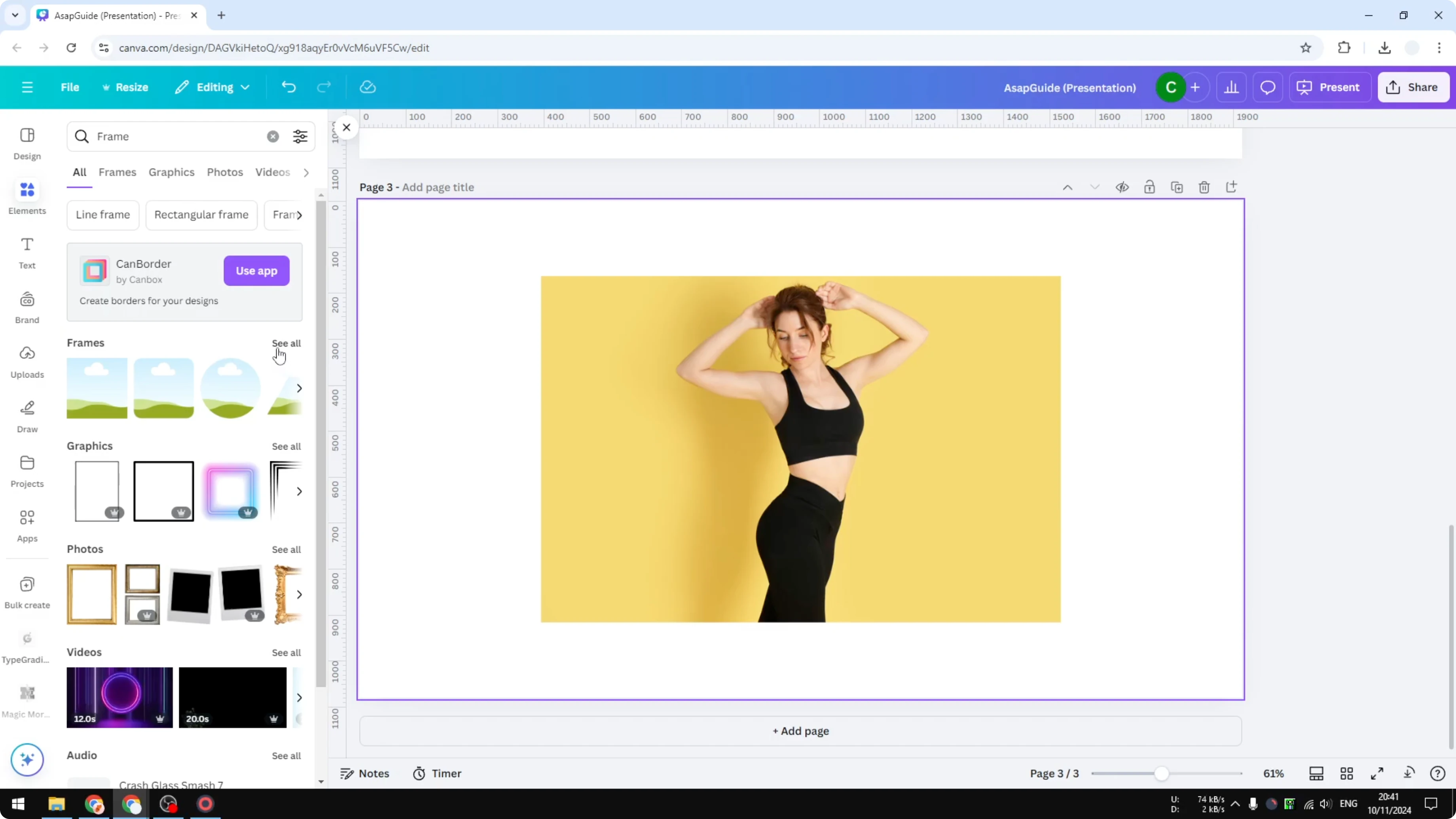 Screenshot from How to Crop Image Diagonally in Canva at 92s