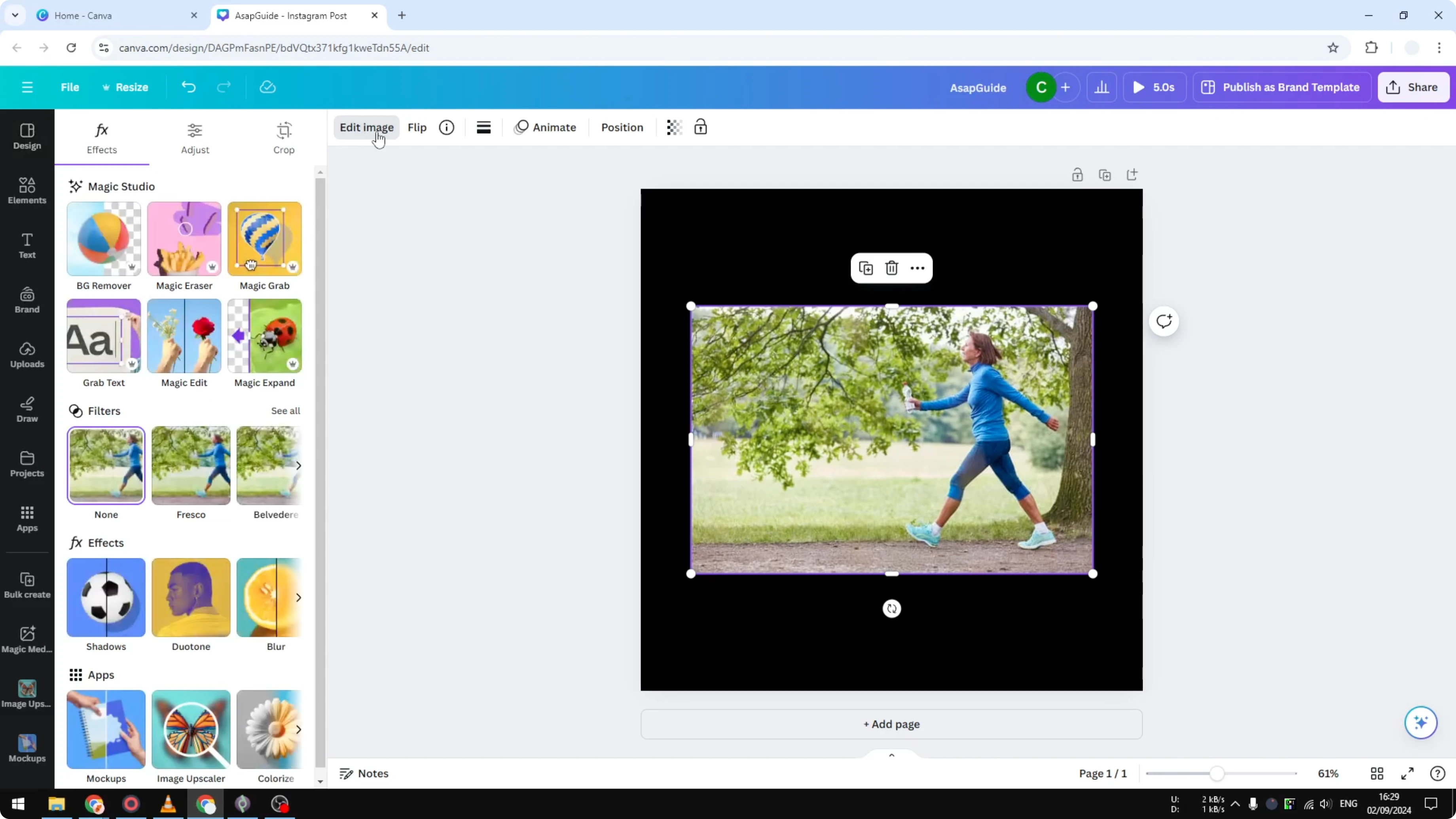 Screenshot from How To Crop a Photo In Canva at 29s