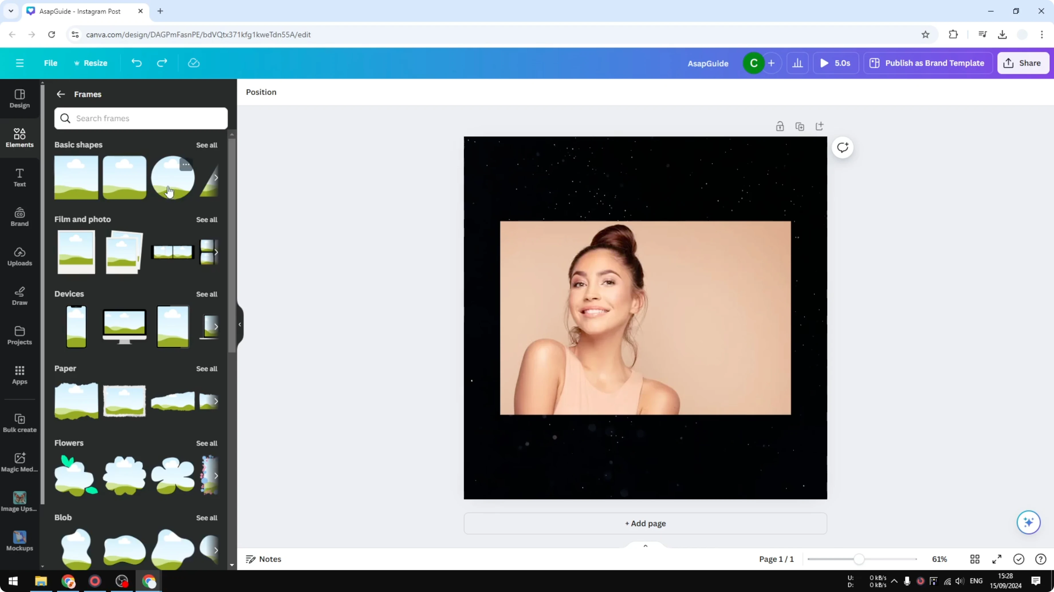 Screenshot from How To Crop A Photo Into A CIRCLE In Canva at 47s
