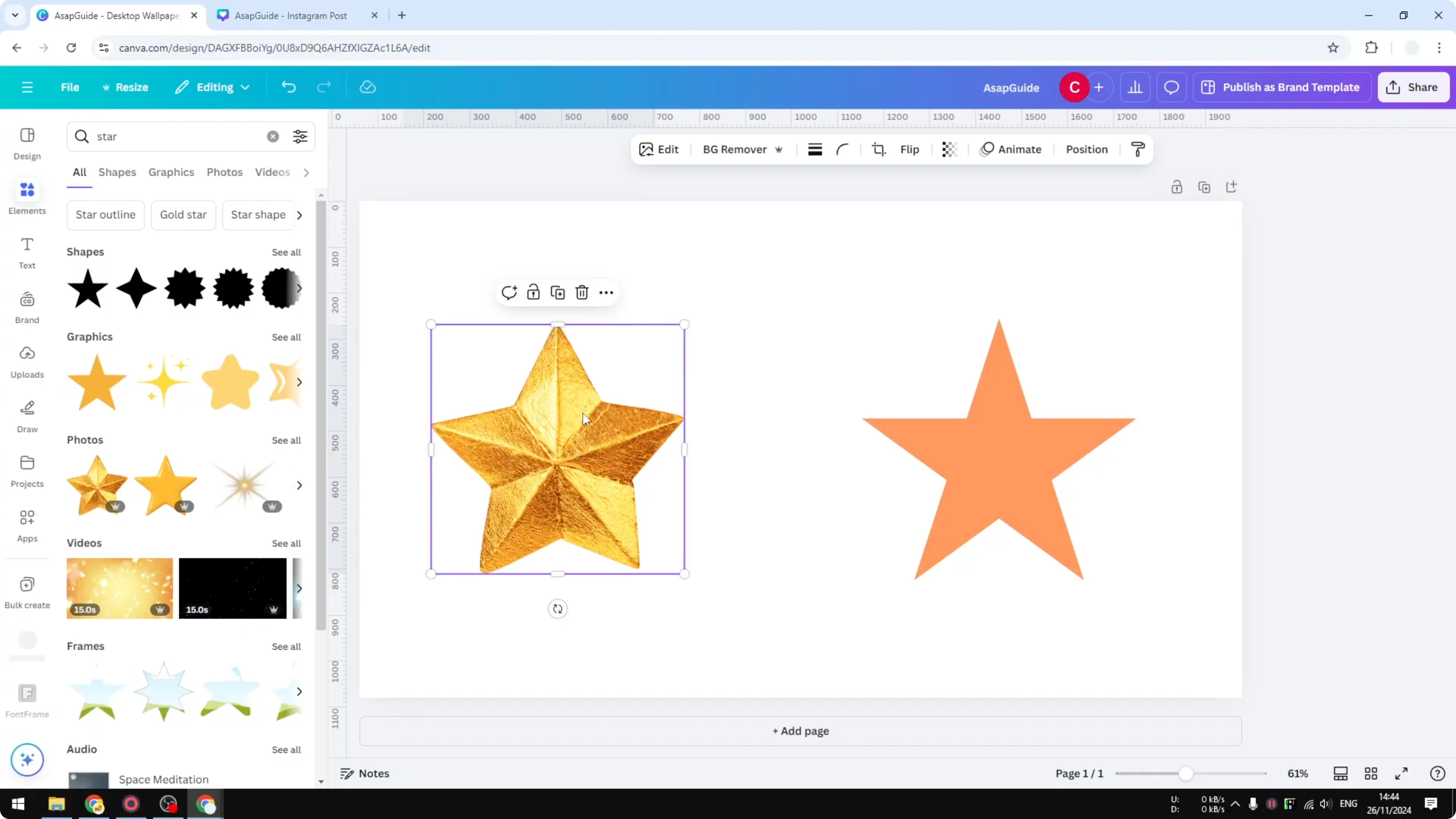Screenshot from How Do I Crop a Shape in Canva at 16s