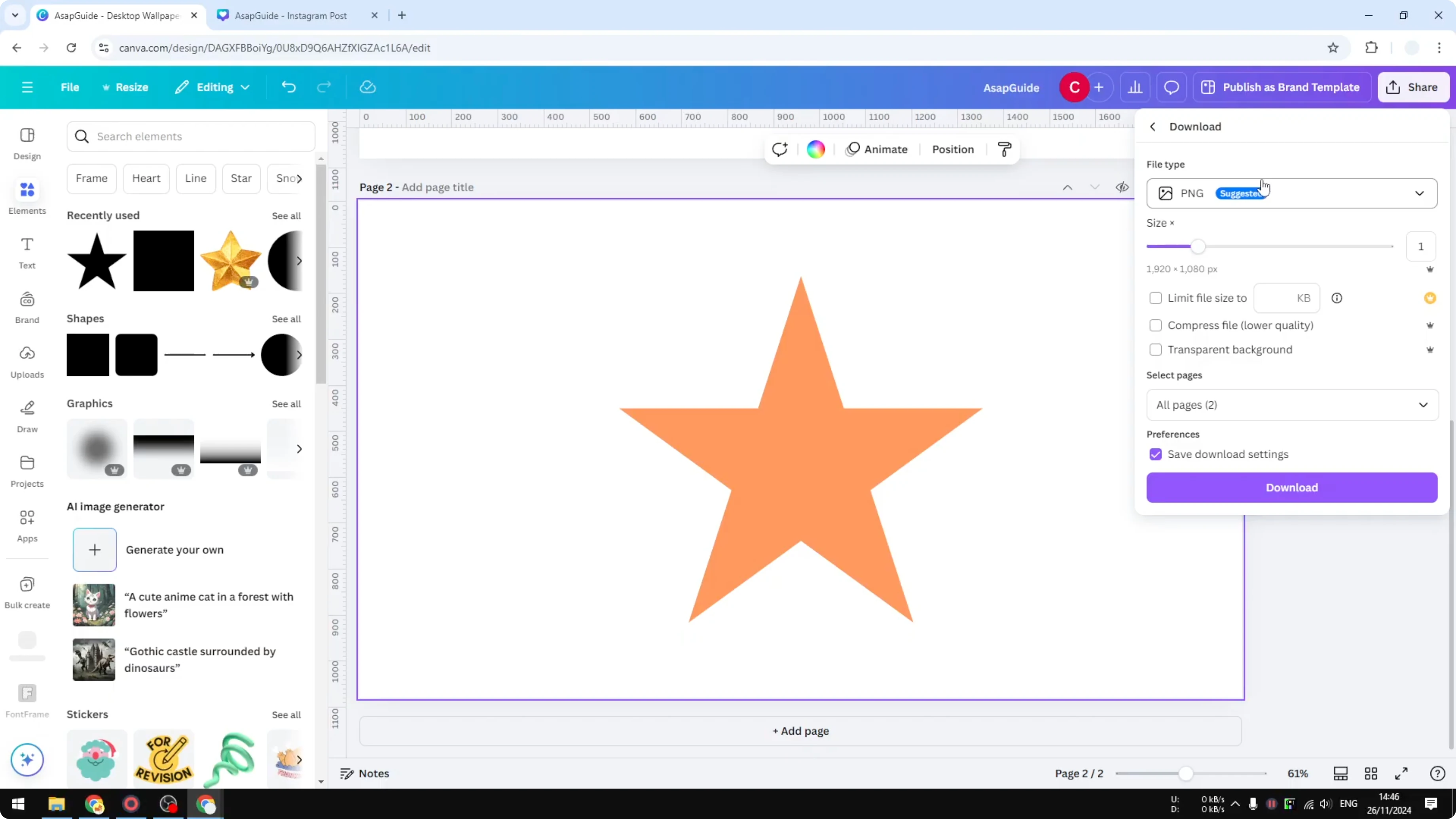 Screenshot from How Do I Crop a Shape in Canva at 95s