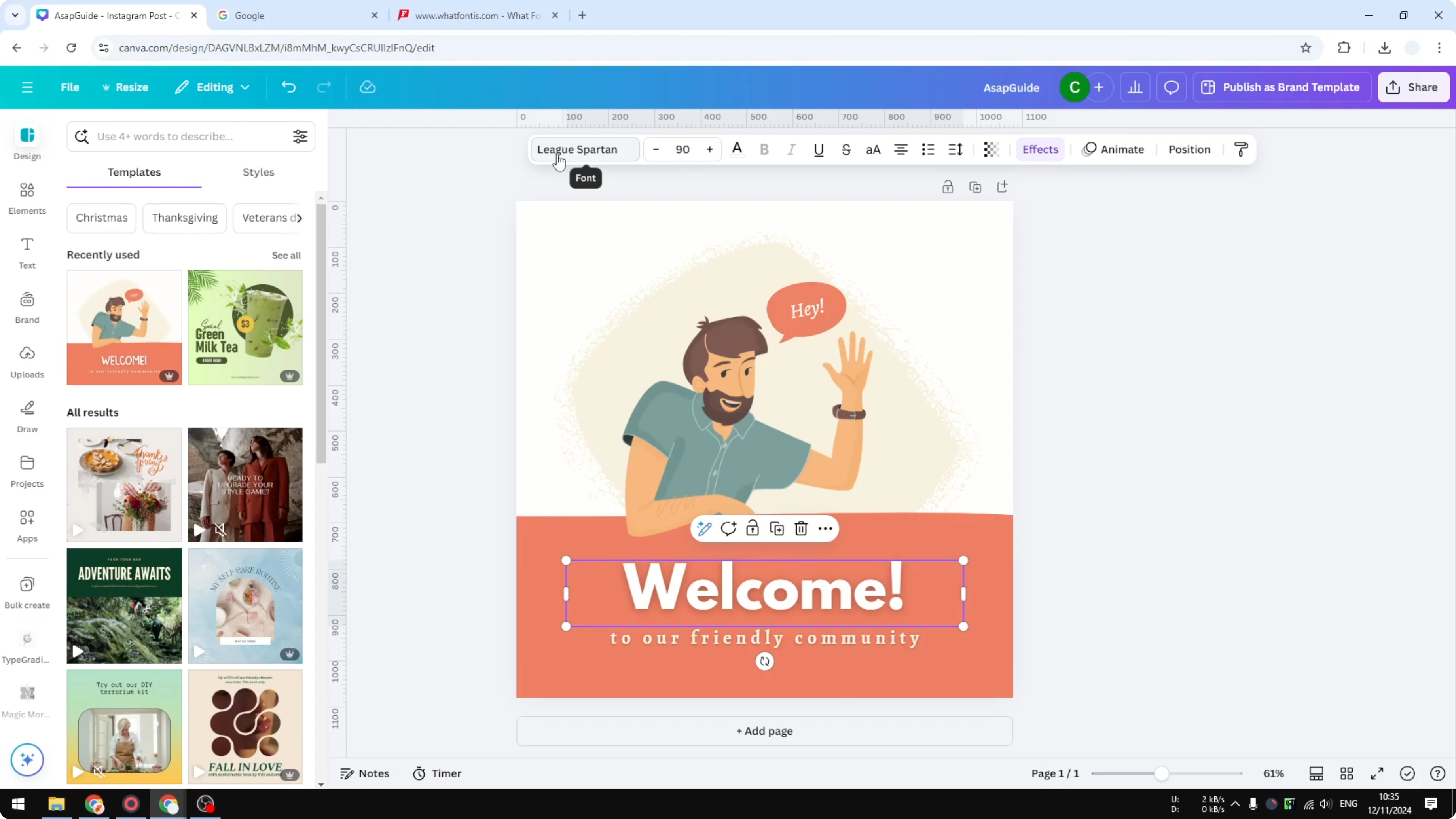 Screenshot from How to Download Fonts from Canva? at 54s