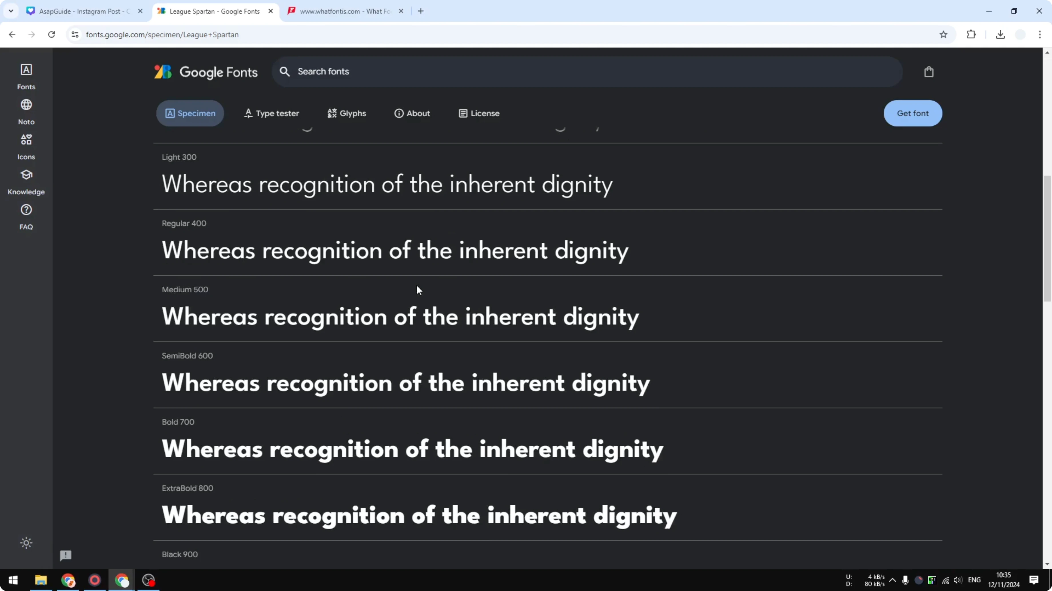 Screenshot from How to Download Fonts from Canva? at 79s