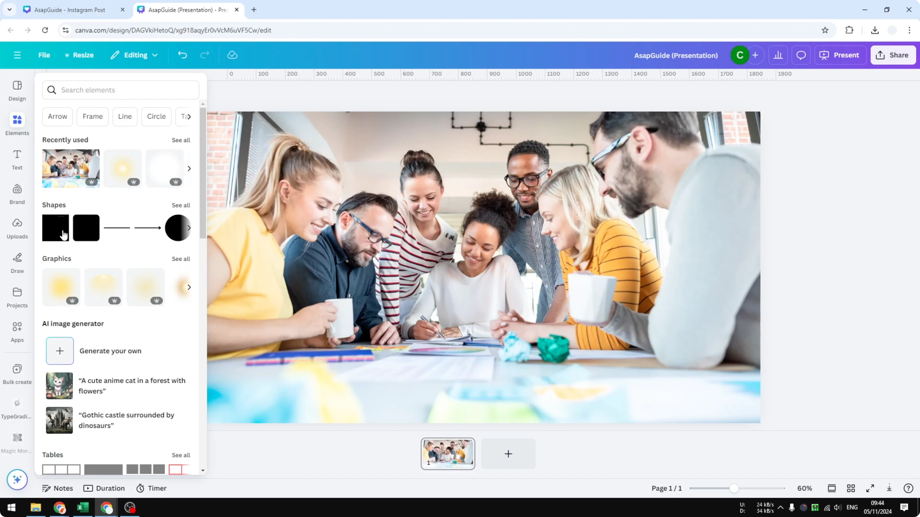 Screenshot from How to Download Stock Images From Canva at 117s