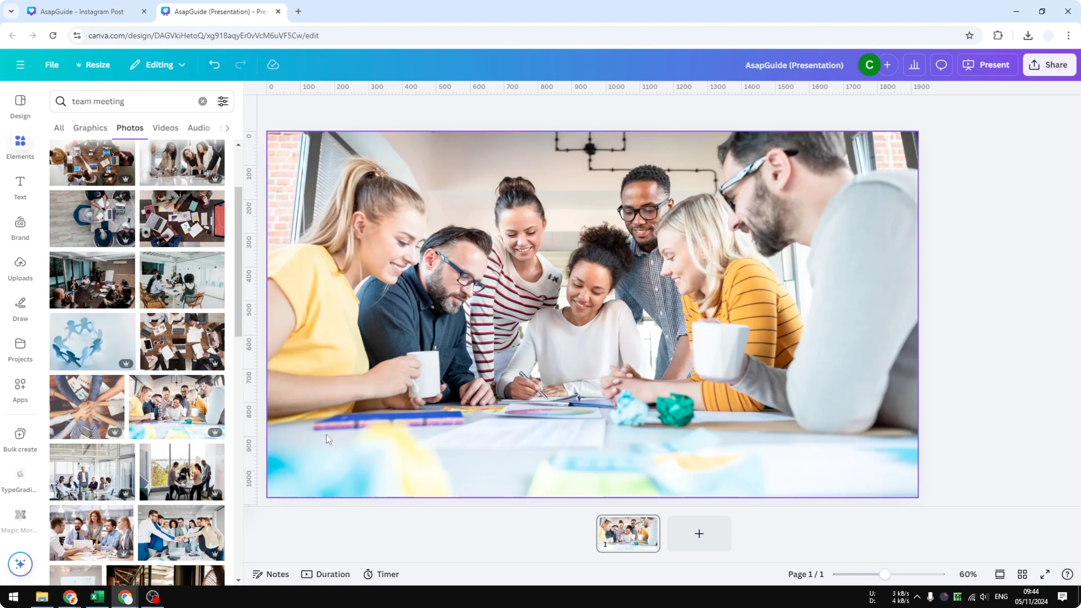 Screenshot from How to Download Stock Images From Canva at 67s