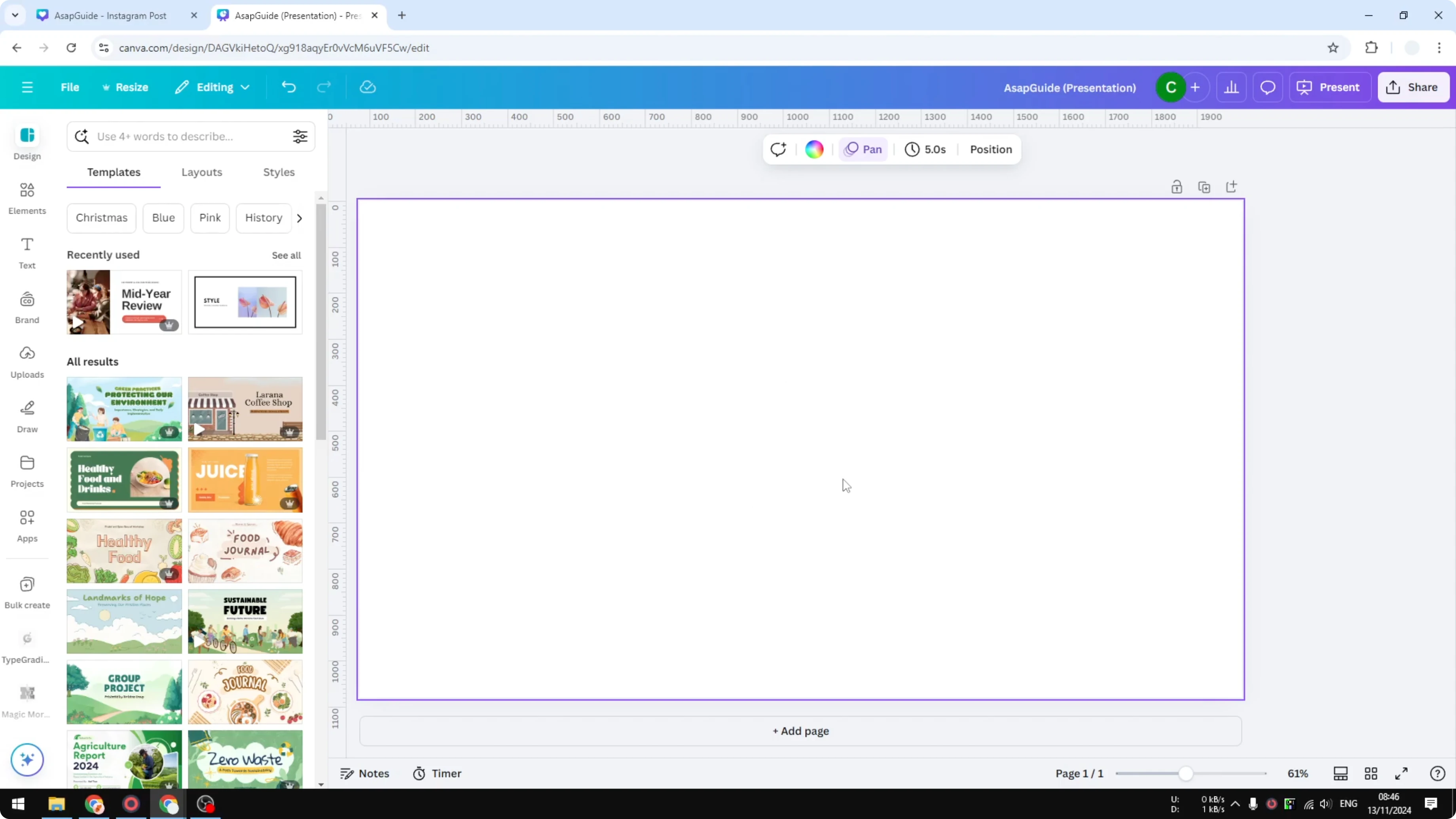 Screenshot from How to Download Stock Video from Canva at 26s