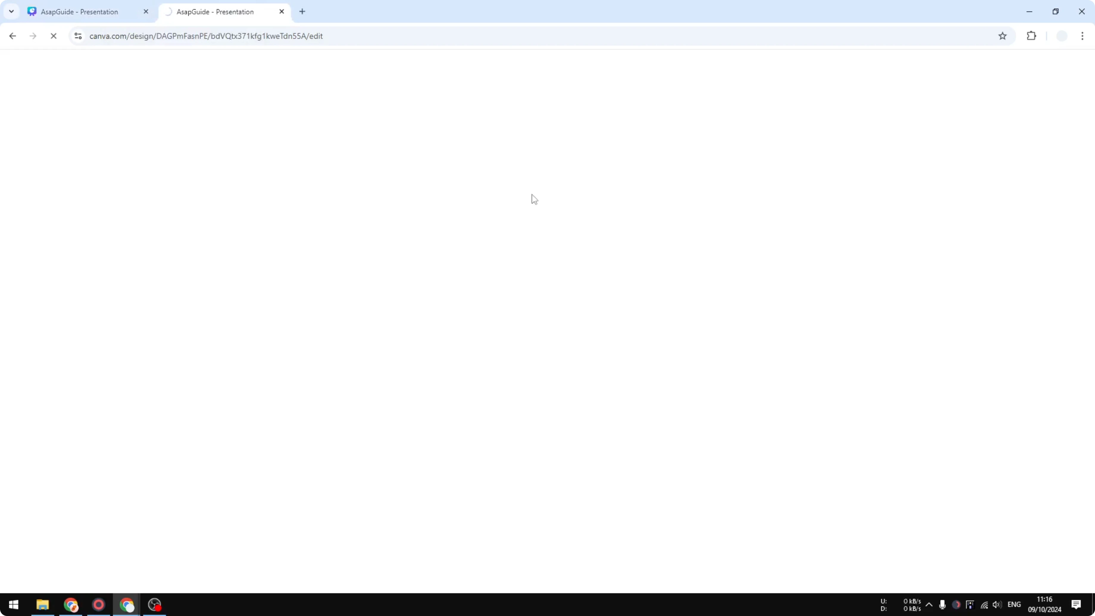 Screenshot from How to Draw Anotate While Presenting in Canva at 113s