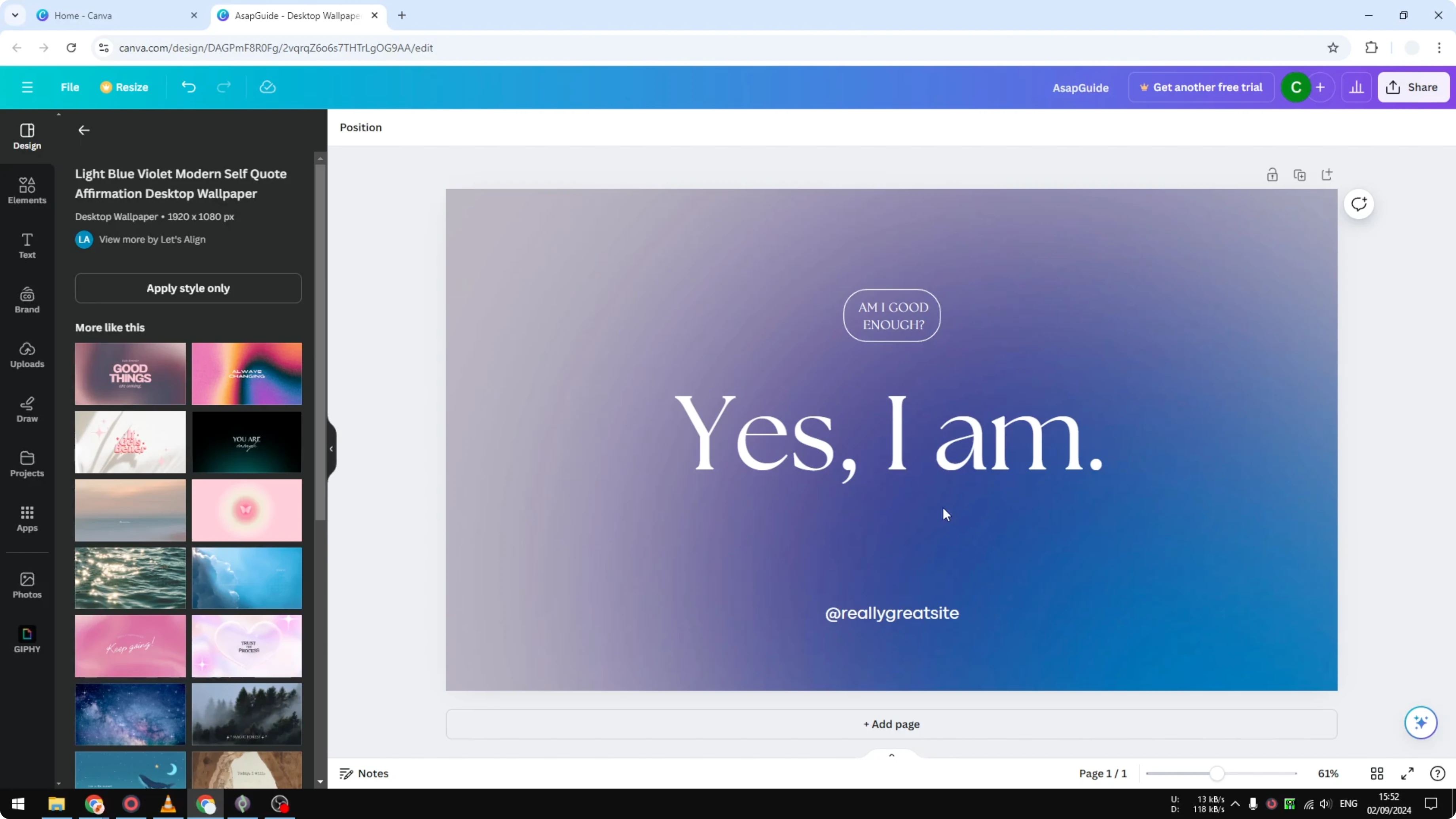 Screenshot from How To Duplicate Pages In Canva Tutorial at 4s