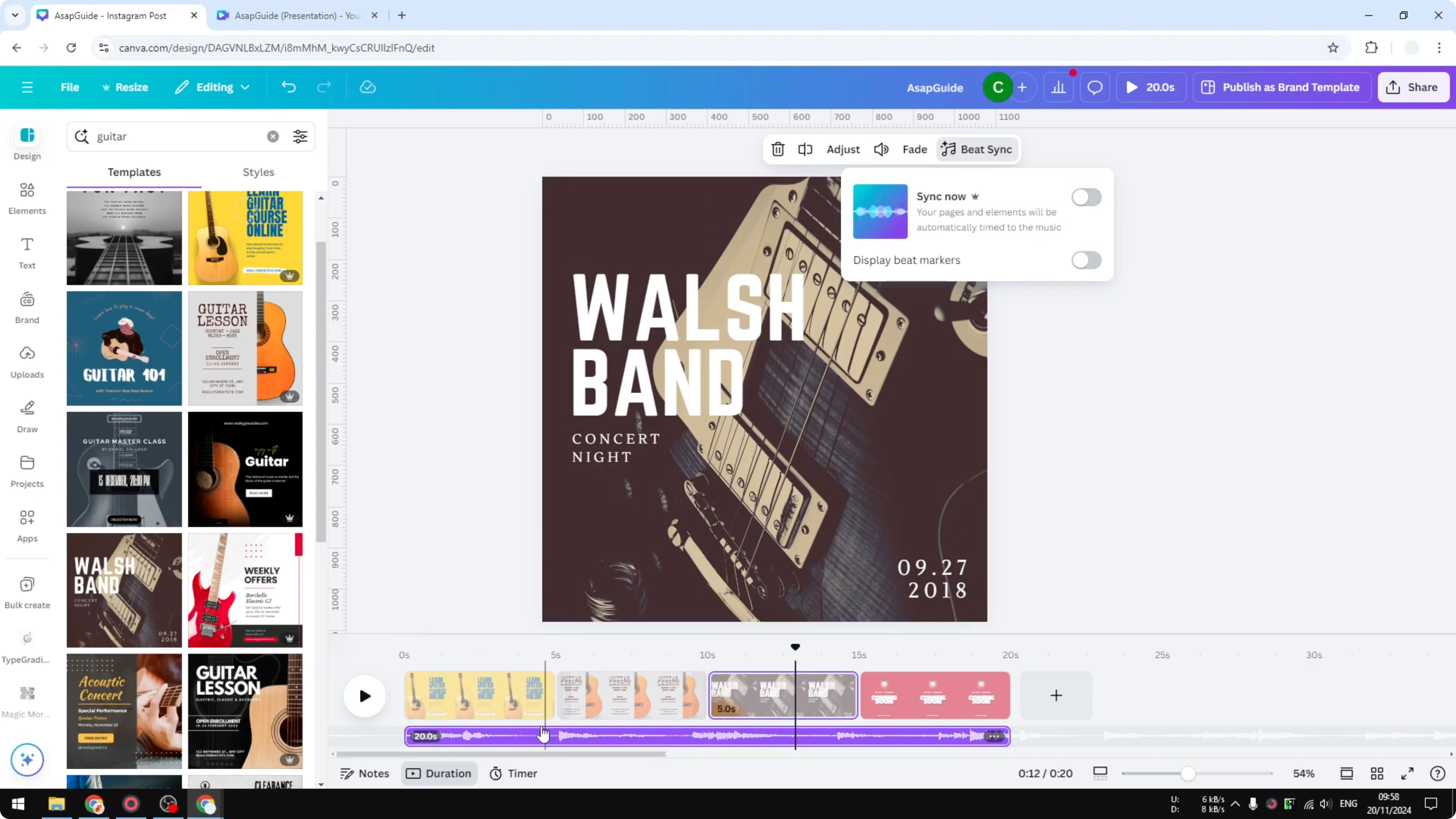 Screenshot from How to Edit Audio in Canva at 310s