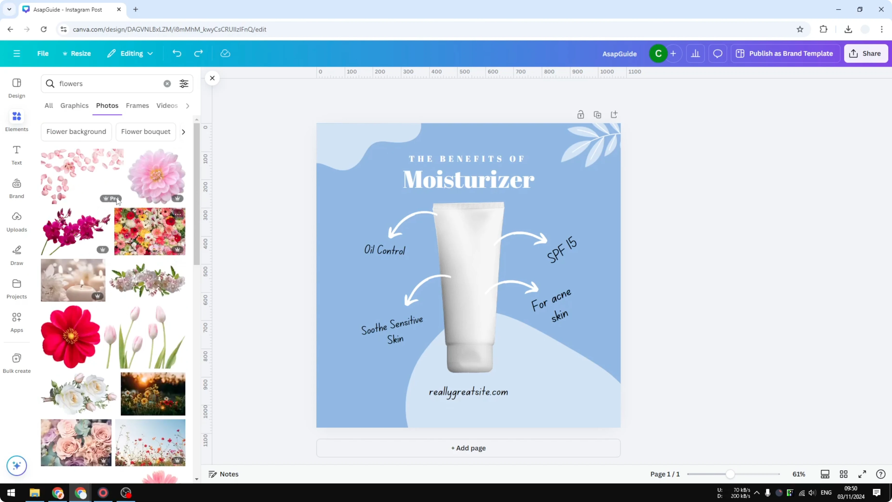 Screenshot from How to Find Photos in Canva with Your Exact Brand Colors at 36s