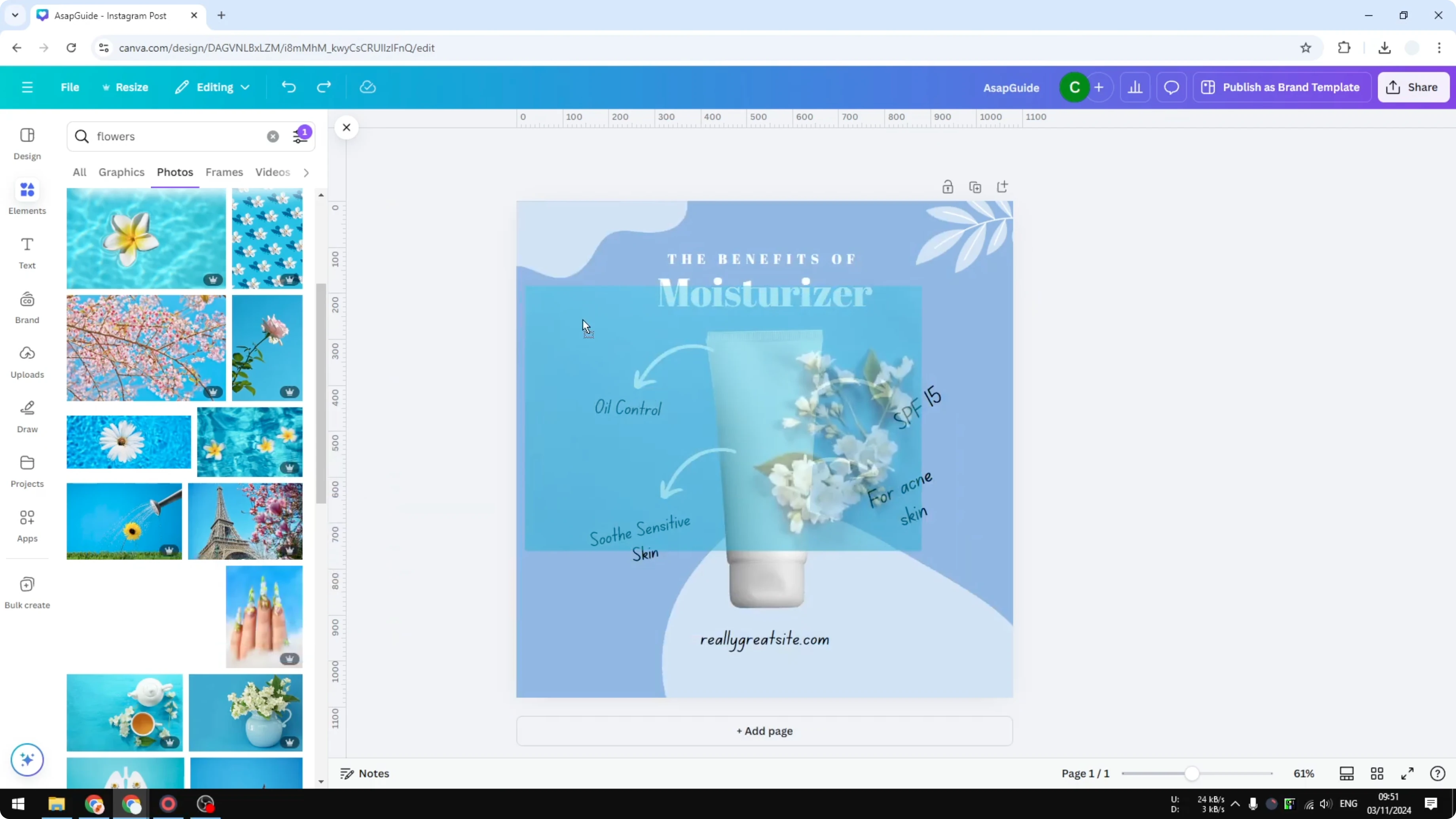 Screenshot from How to Find Photos in Canva with Your Exact Brand Colors at 83s