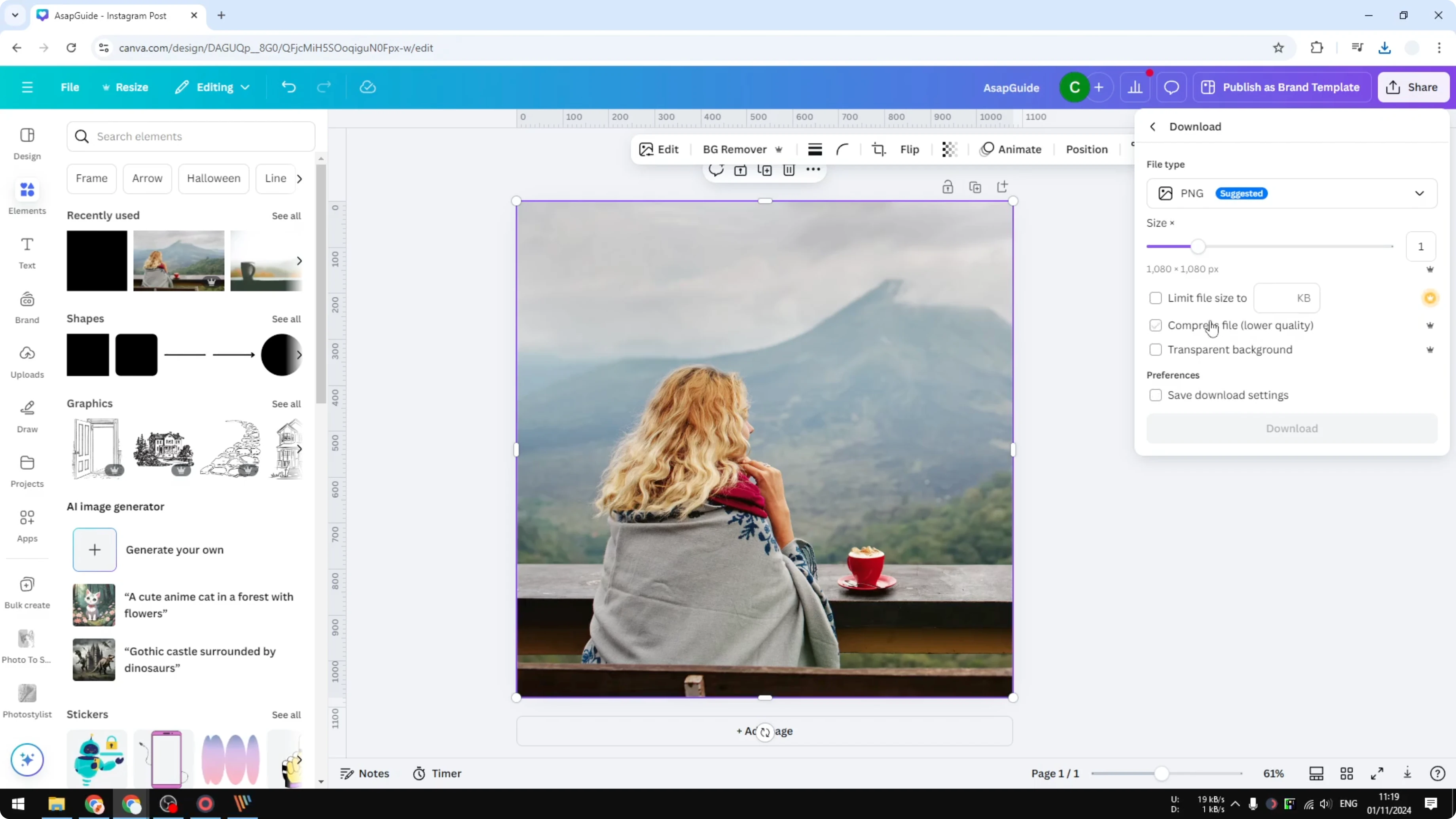 Screenshot from How to Fix Canva Can't Download One Premium Image at 129s