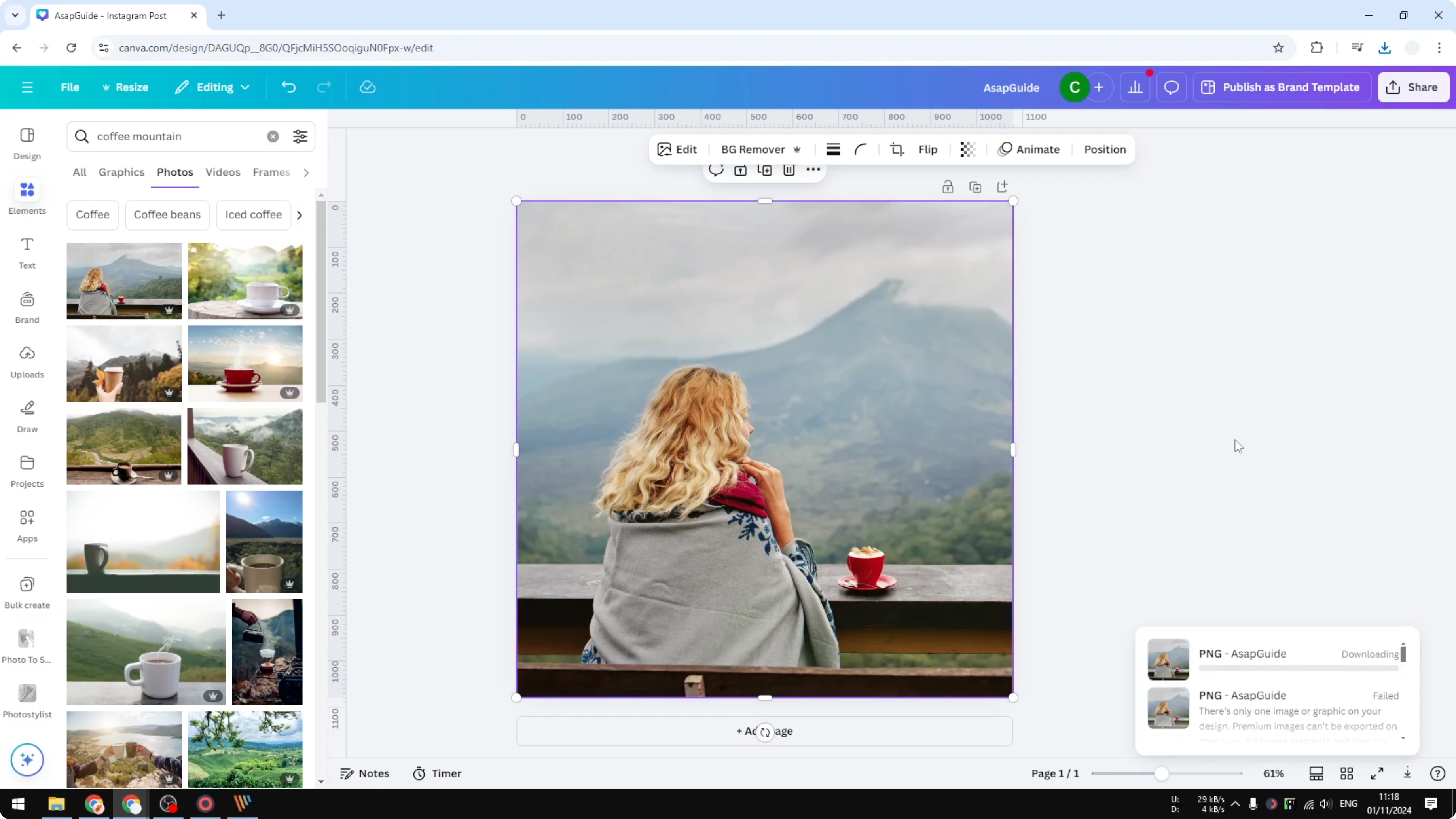 Screenshot from How to Fix Canva Can't Download One Premium Image at 29s