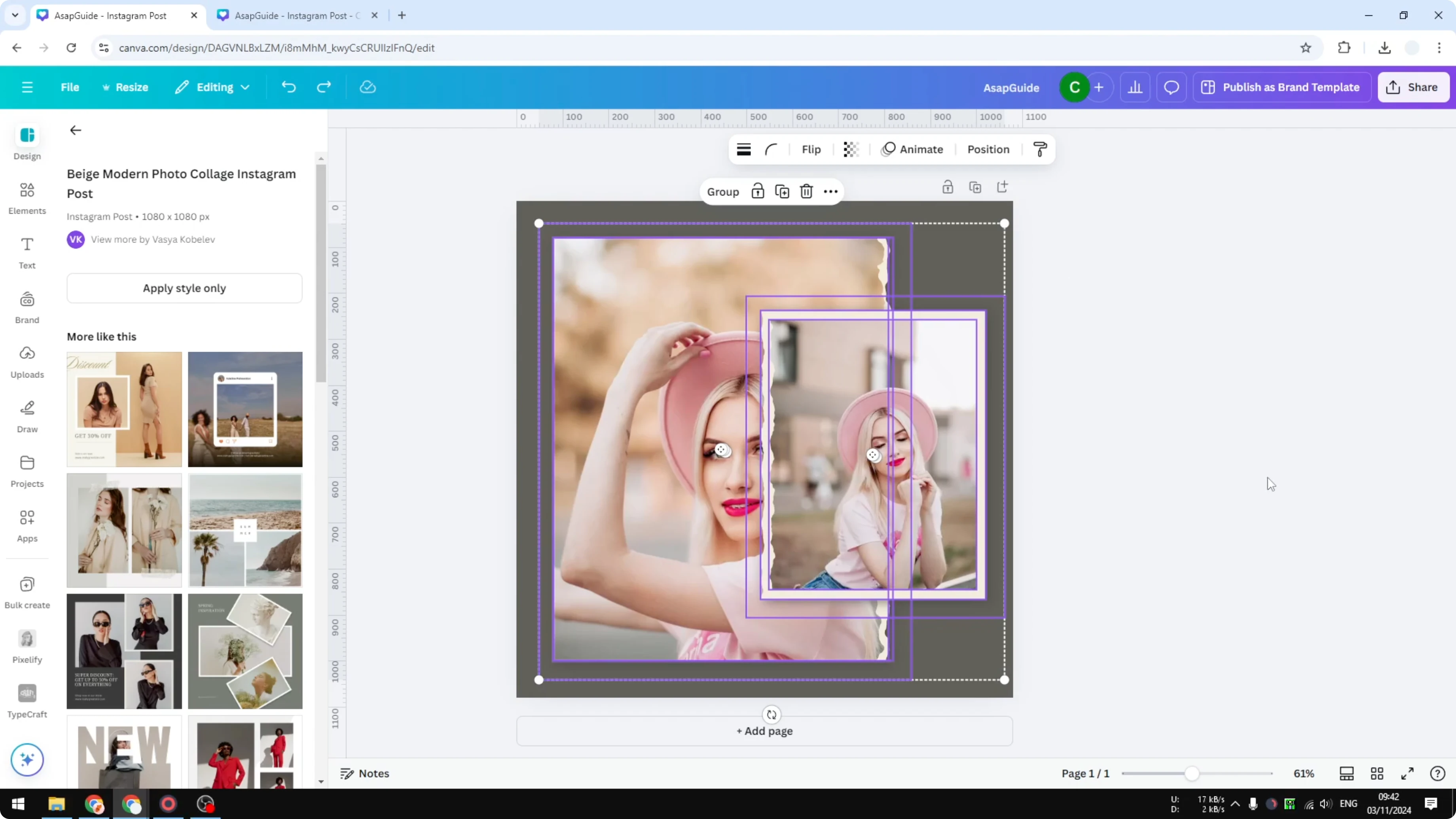 Screenshot from How to Flatten an Image in Canva at 38s