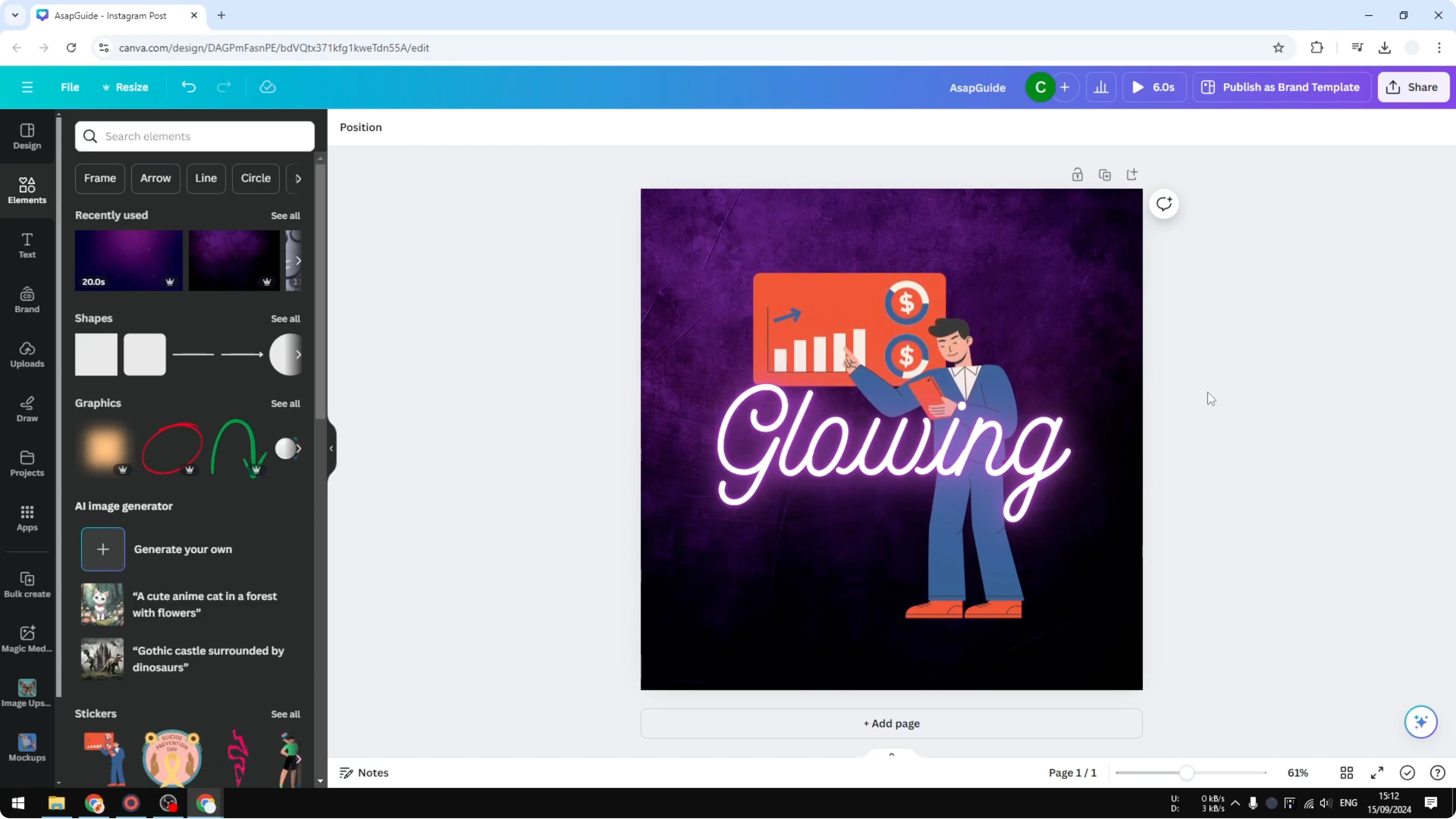 Screenshot from How to Flip Text In Canva at 6s