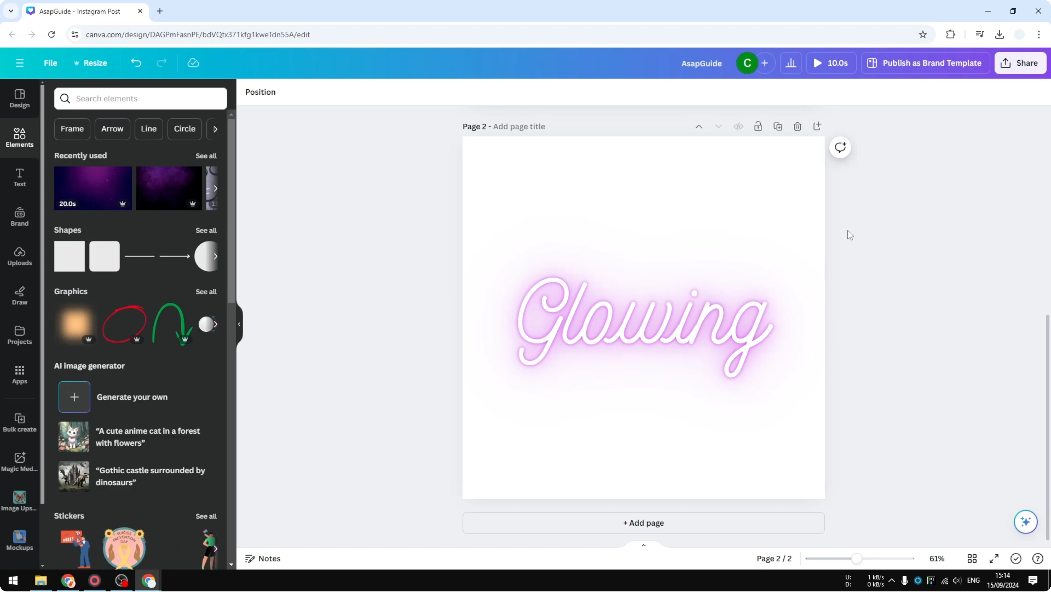 Screenshot from How to Flip Text In Canva at 87s