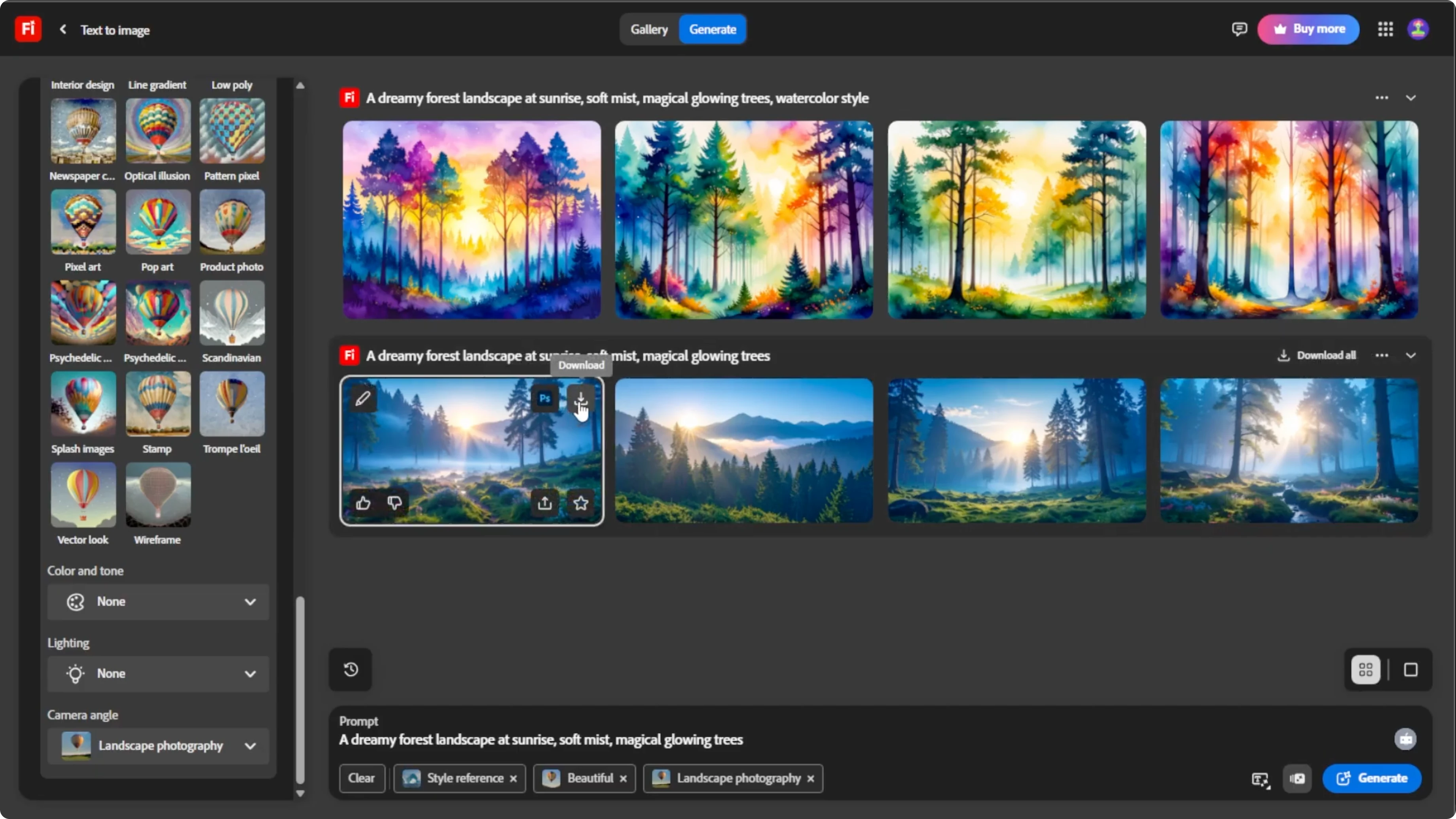 Screenshot from How to Generate High-Quality Images and Graphics with Adobe Firefly? at 188s