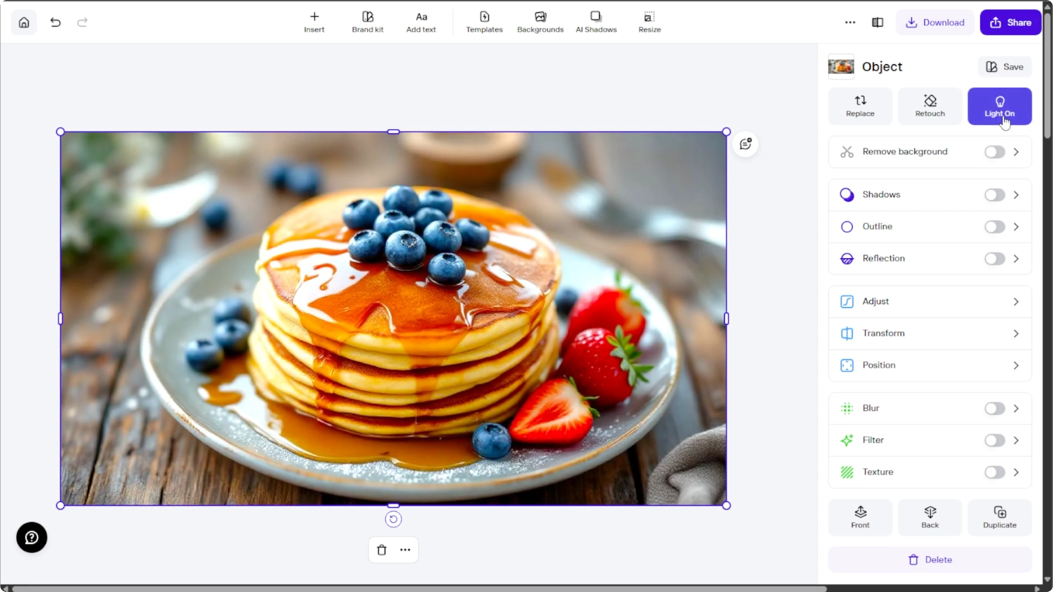 Screenshot from How to Create Stunning Food Photography for Menus and Blogs with AI? at 189s