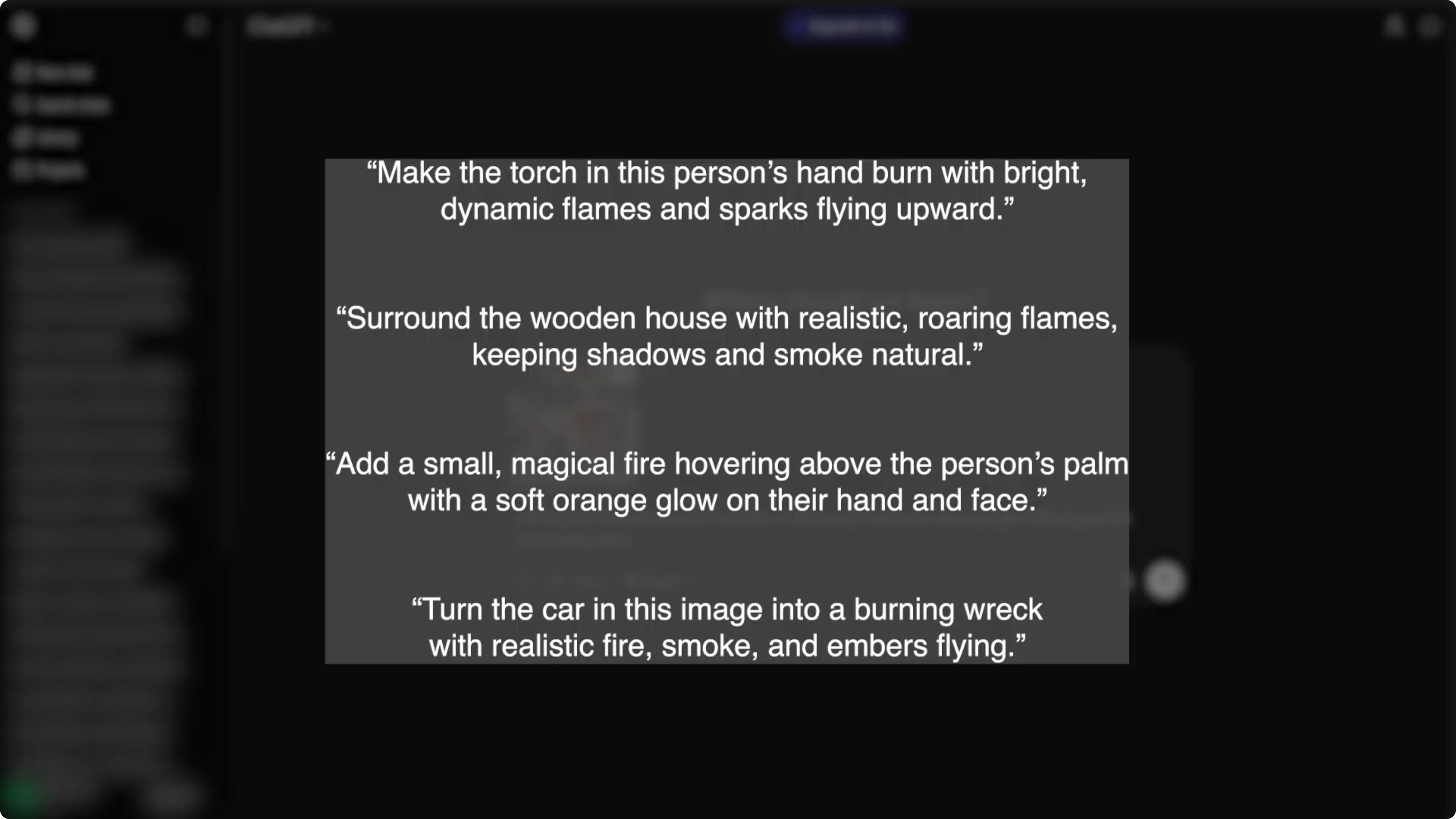Screenshot from How to Enhance Visuals with Realistic Fire and Smoke Effects with AI? at 78s