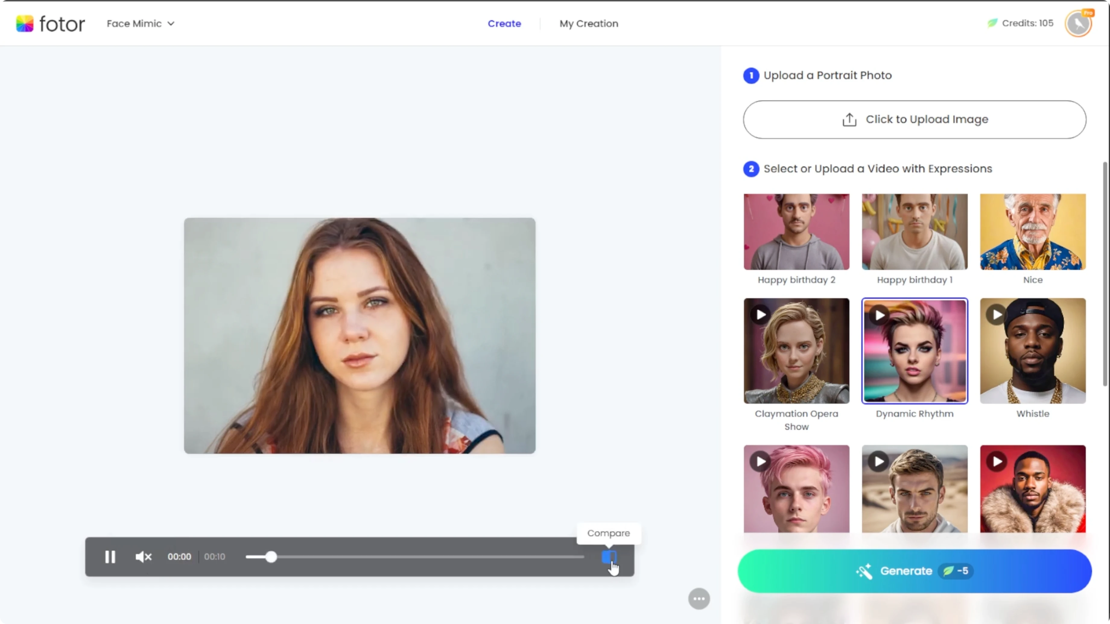 Screenshot from How to Bring Still Portraits to Life and Animate Faces with AI? at 112s