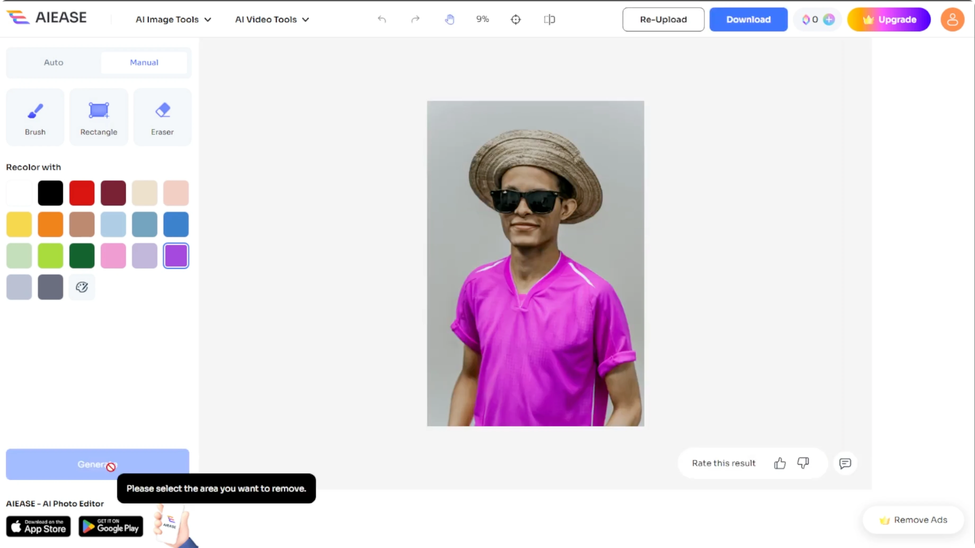Screenshot from How to Recolors Clothes, Hair, and Other Objects with AI? at 126s
