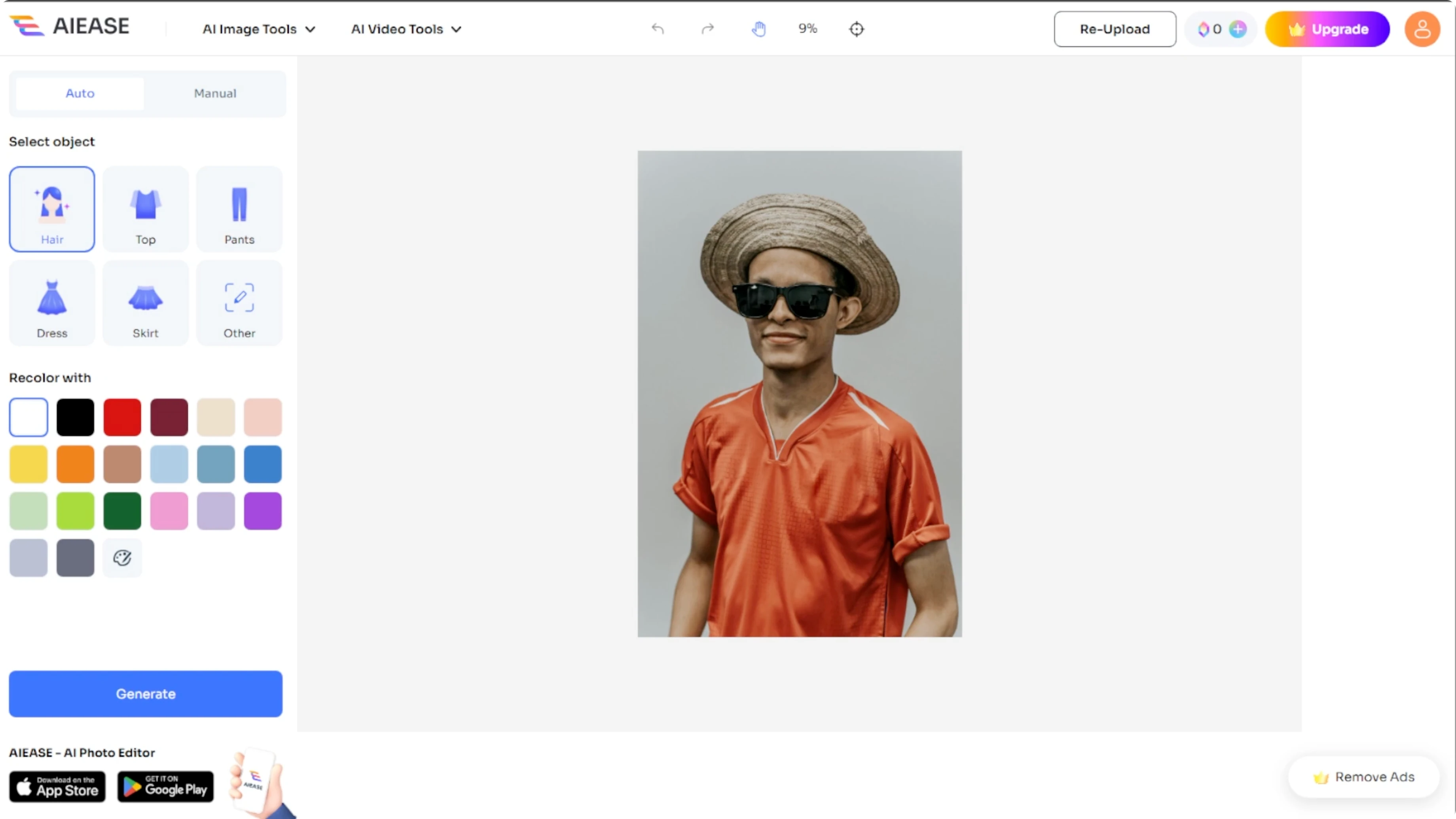 Screenshot from How to Recolors Clothes, Hair, and Other Objects with AI? at 47s