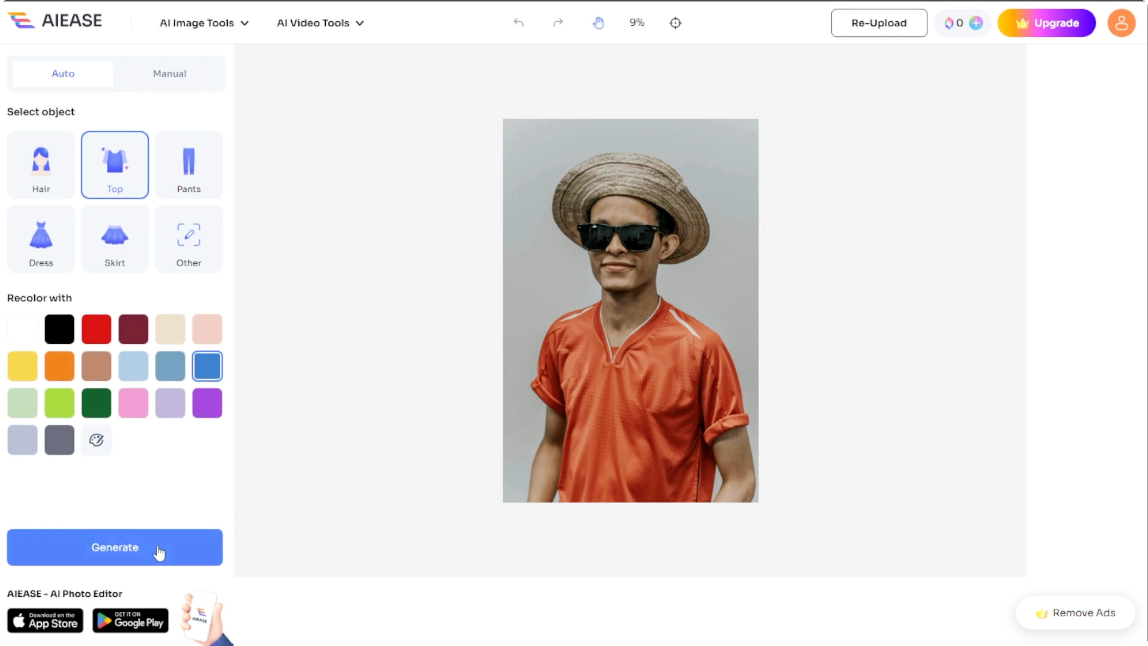 Screenshot from How to Recolors Clothes, Hair, and Other Objects with AI? at 72s