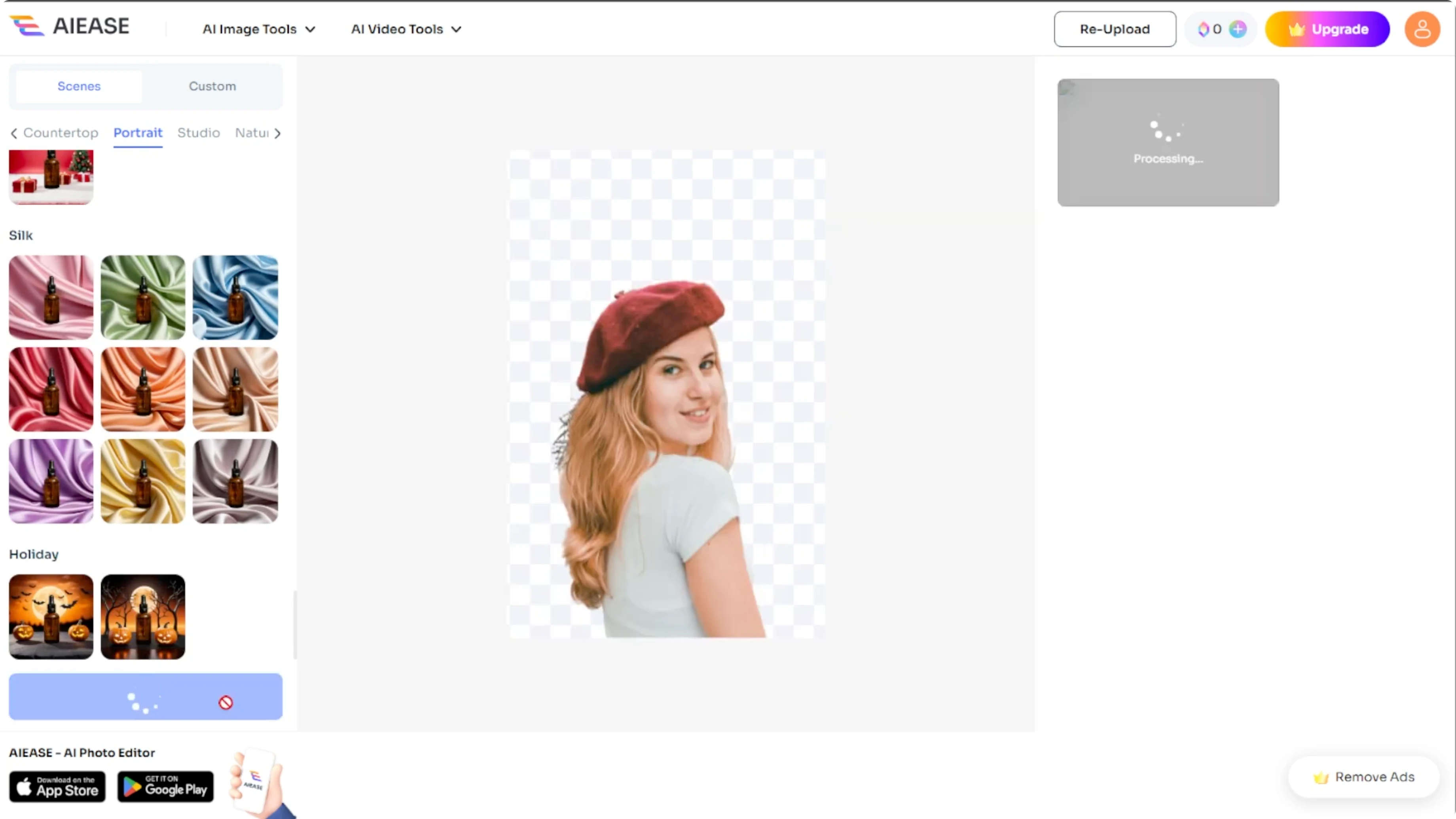 Screenshot from How to Modify or Replace the Backdrop of Your Photos with AI? at 74s