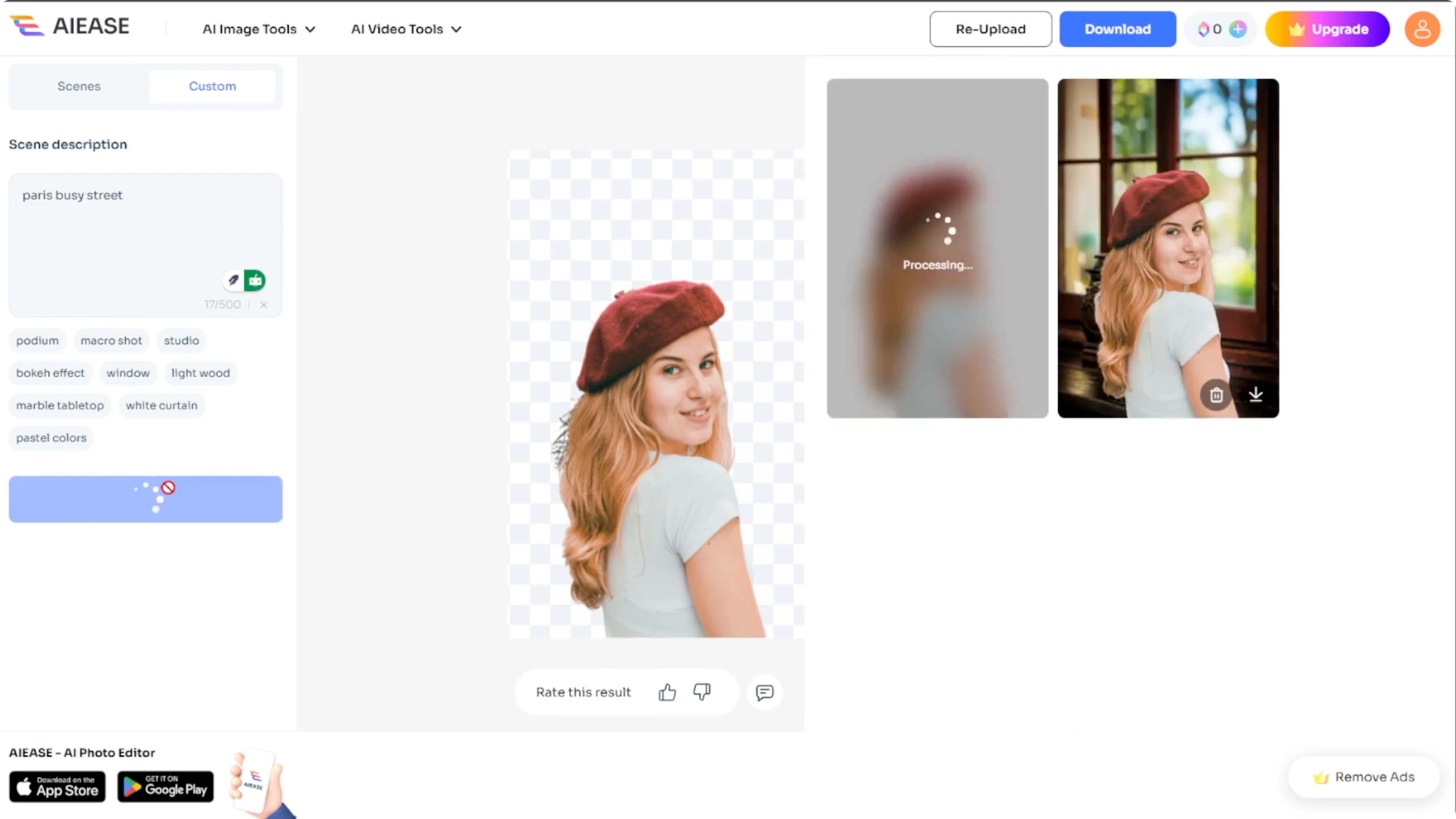 Screenshot from How to Modify or Replace the Backdrop of Your Photos with AI? at 97s