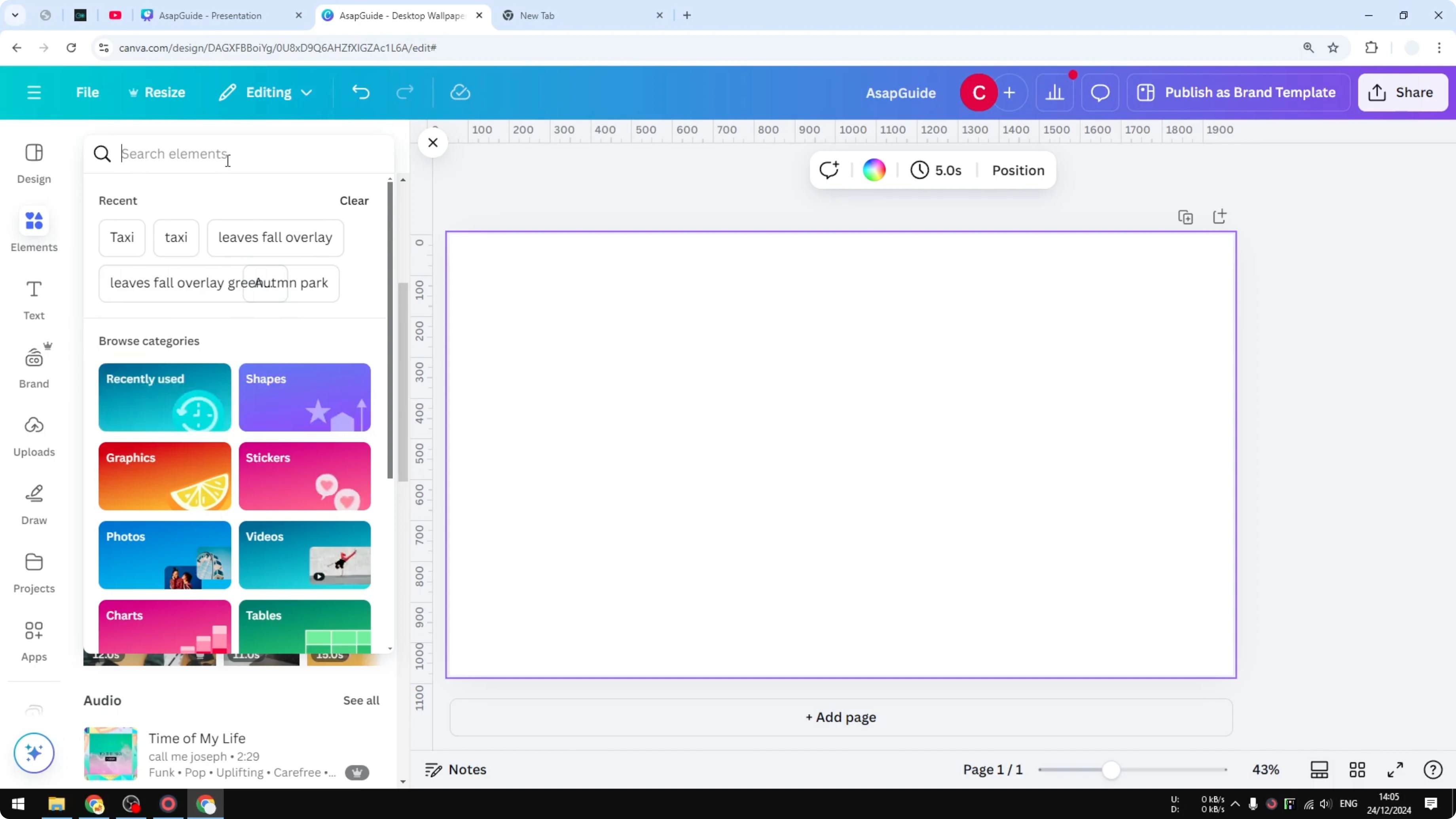 Screenshot from How to Change Video Background in Canva Using AI at 19s