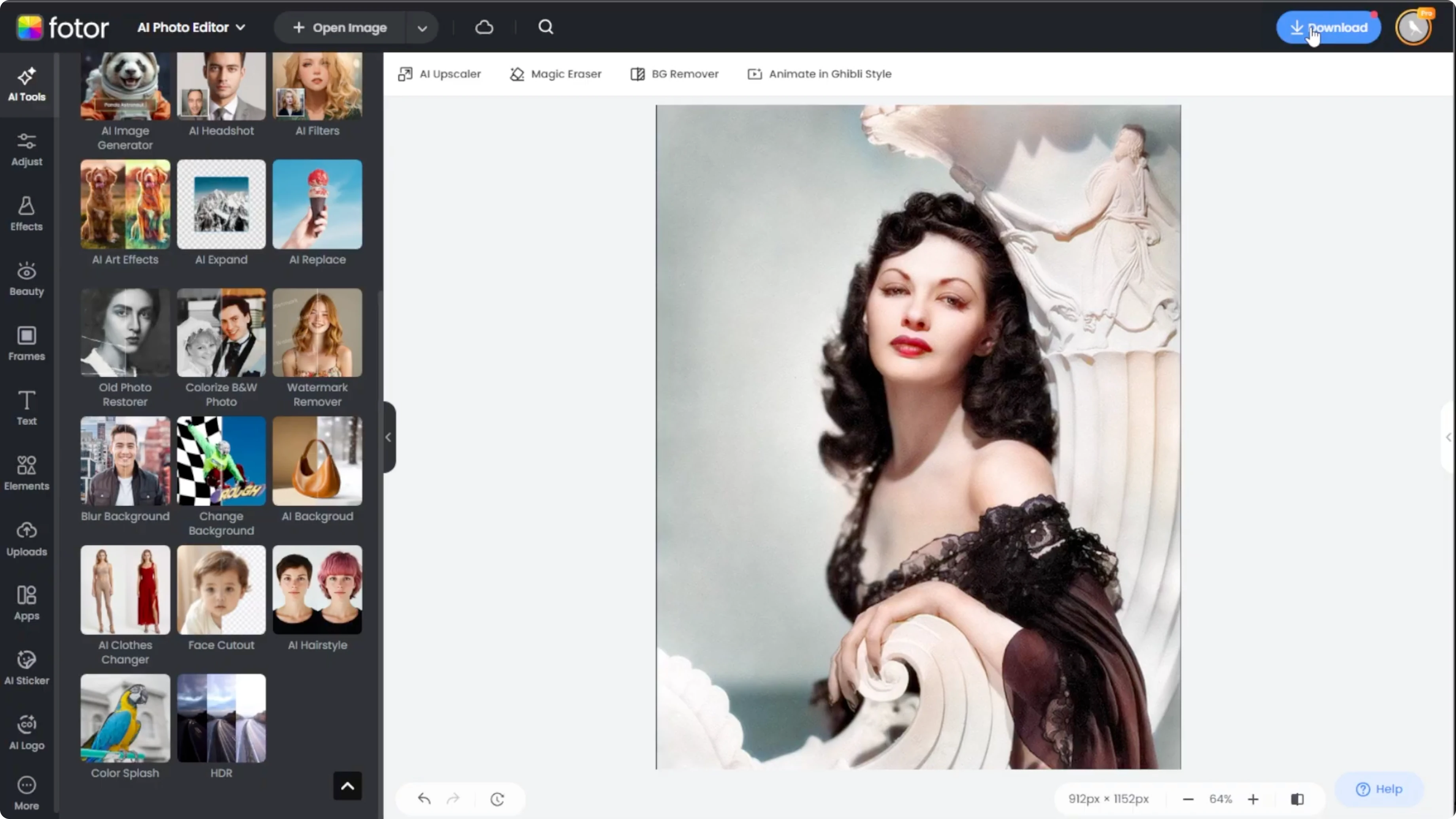 Screenshot from How to Transform Black and White Images into Full Color with AI? at 117s