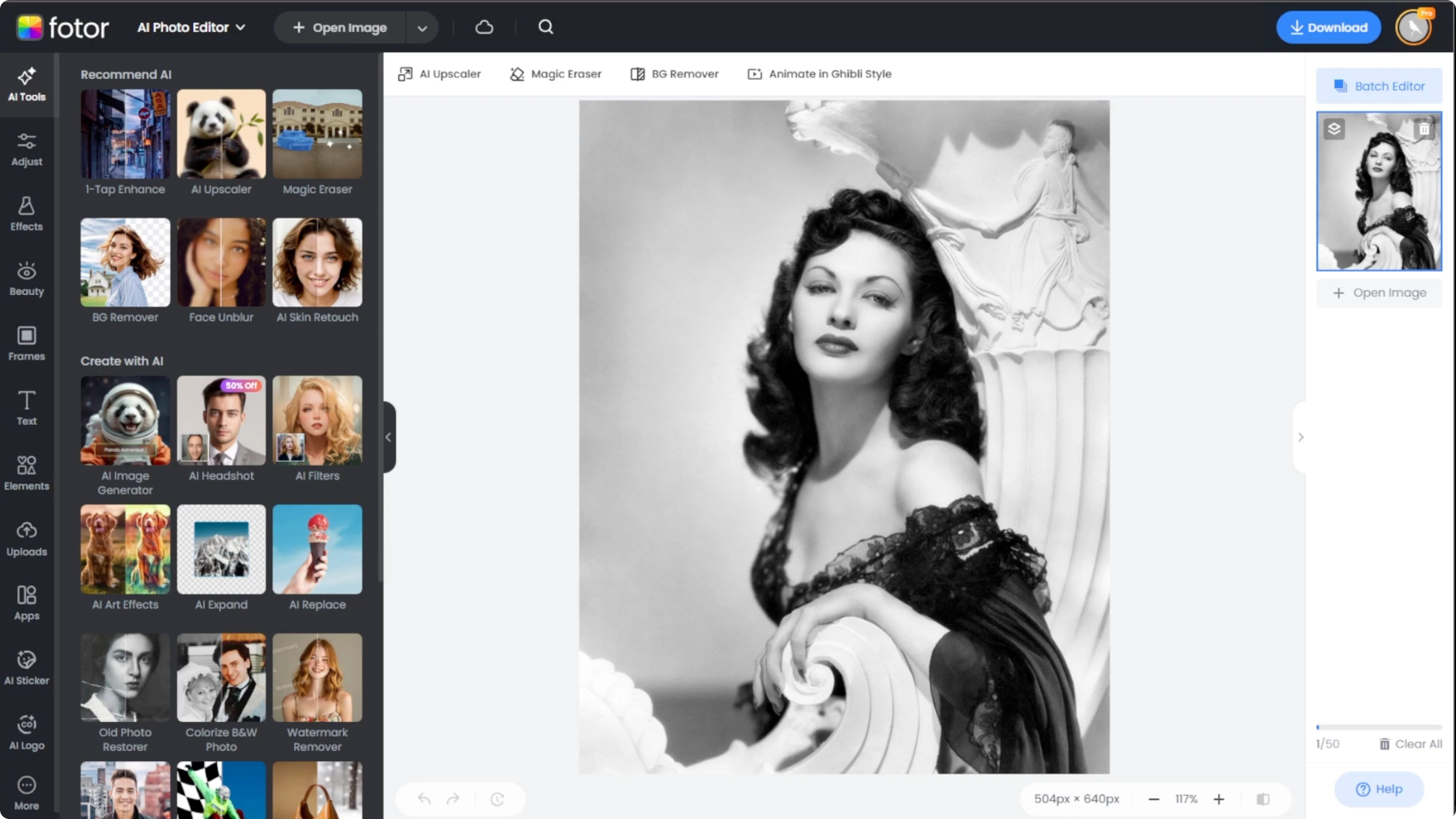 Screenshot from How to Transform Black and White Images into Full Color with AI? at 50s