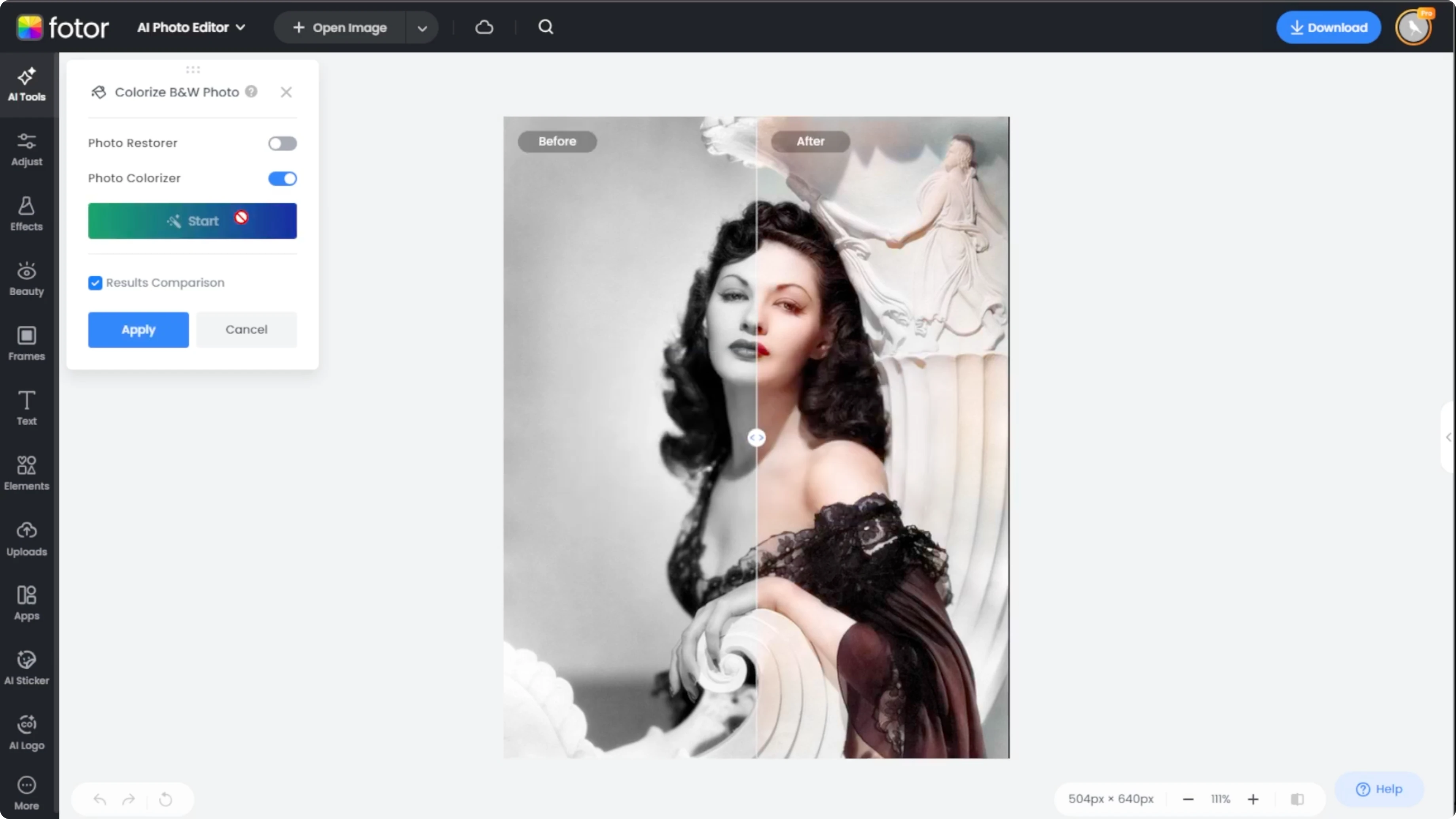 Screenshot from How to Transform Black and White Images into Full Color with AI? at 94s