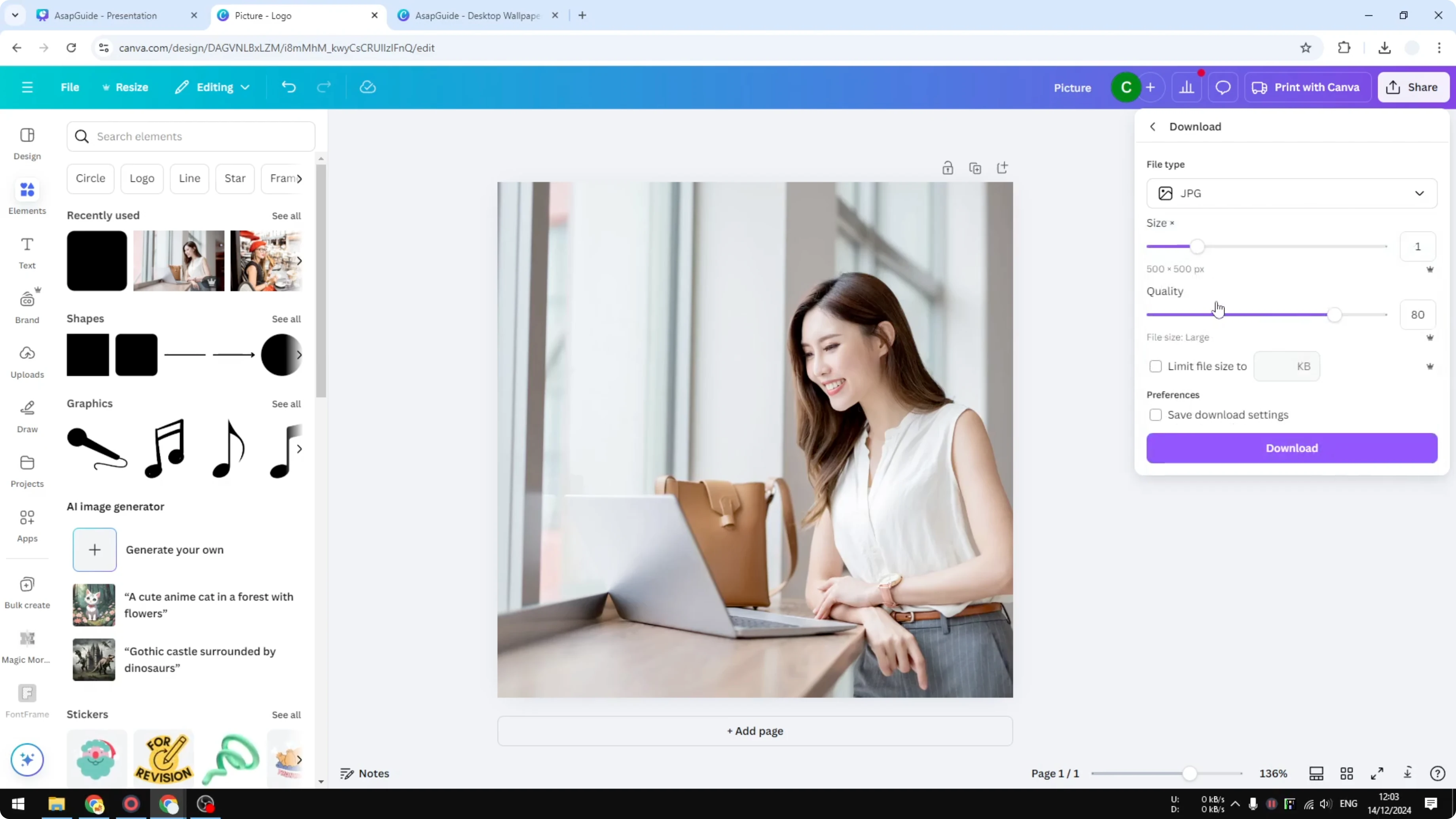 Screenshot from How to Create 300 DPI Images Using Canva at 48s