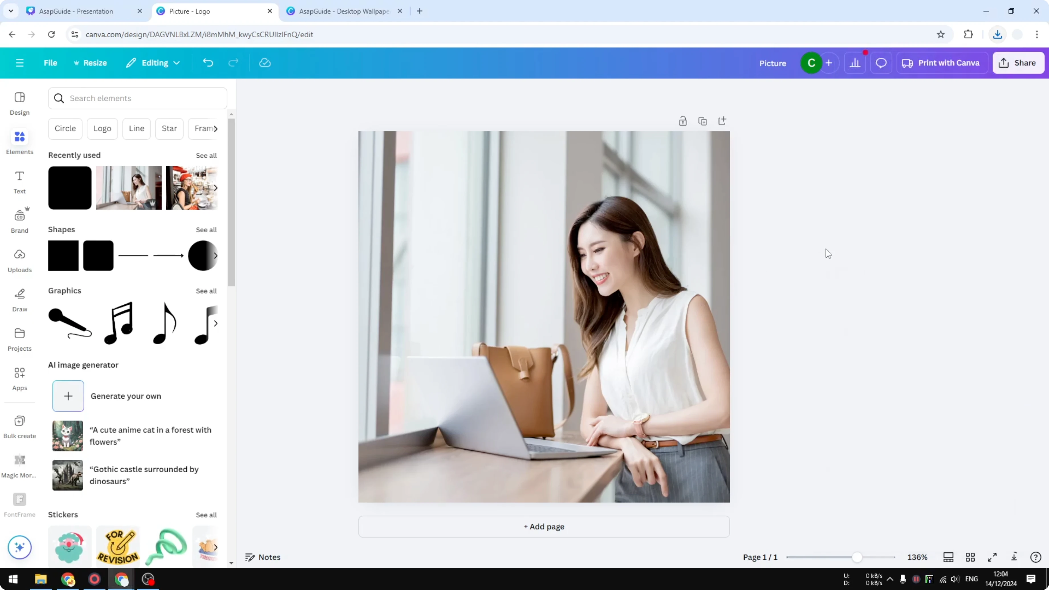Screenshot from How to Create 300 DPI Images Using Canva at 80s