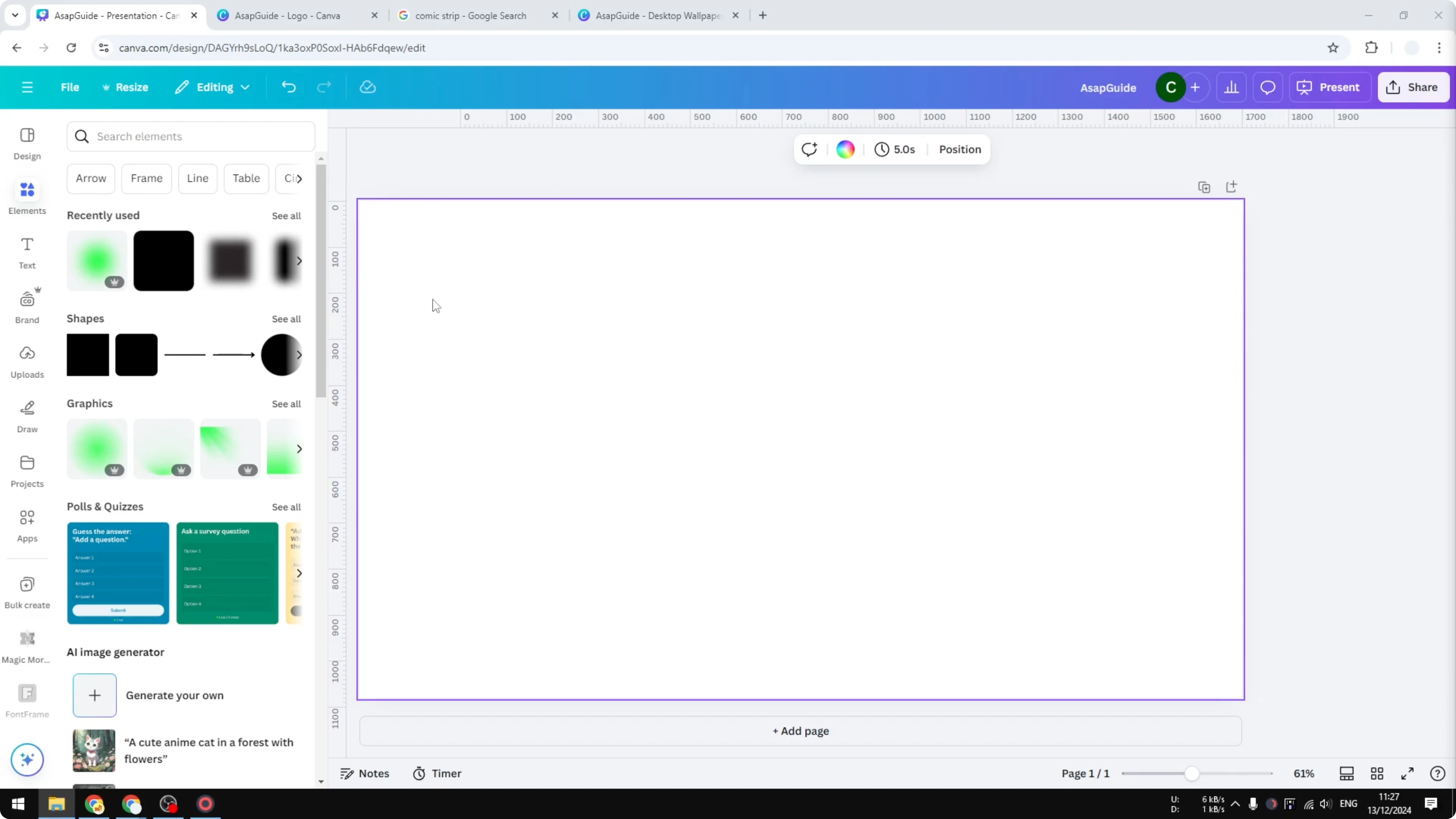 Screenshot from How to Create an Animated Background in Zoom Using Canva at 39s