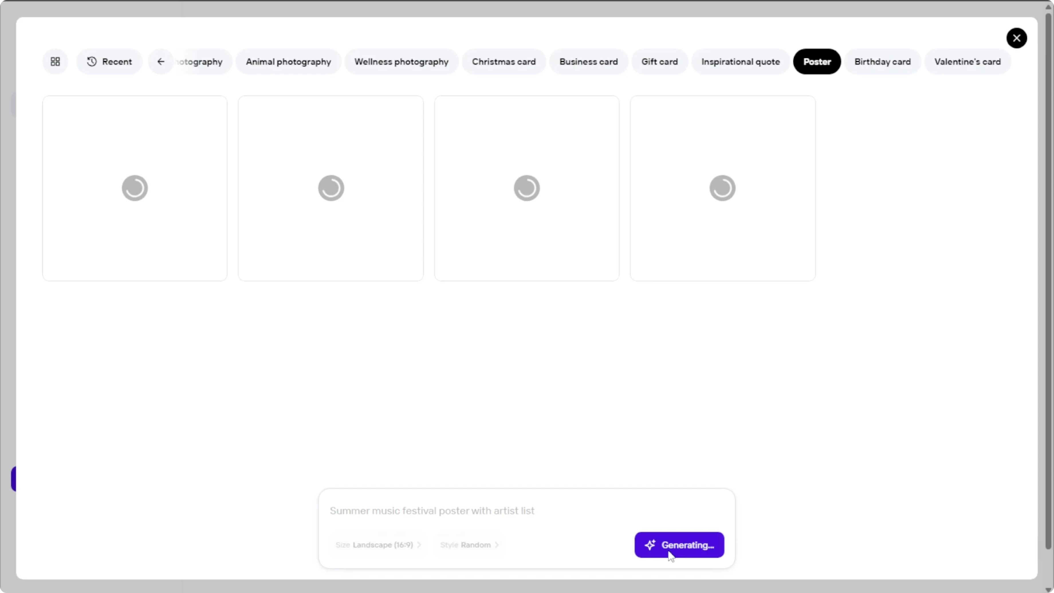 Screenshot from How to Design Eye-Catching Posters Quickly and Easily with AI? at 87s