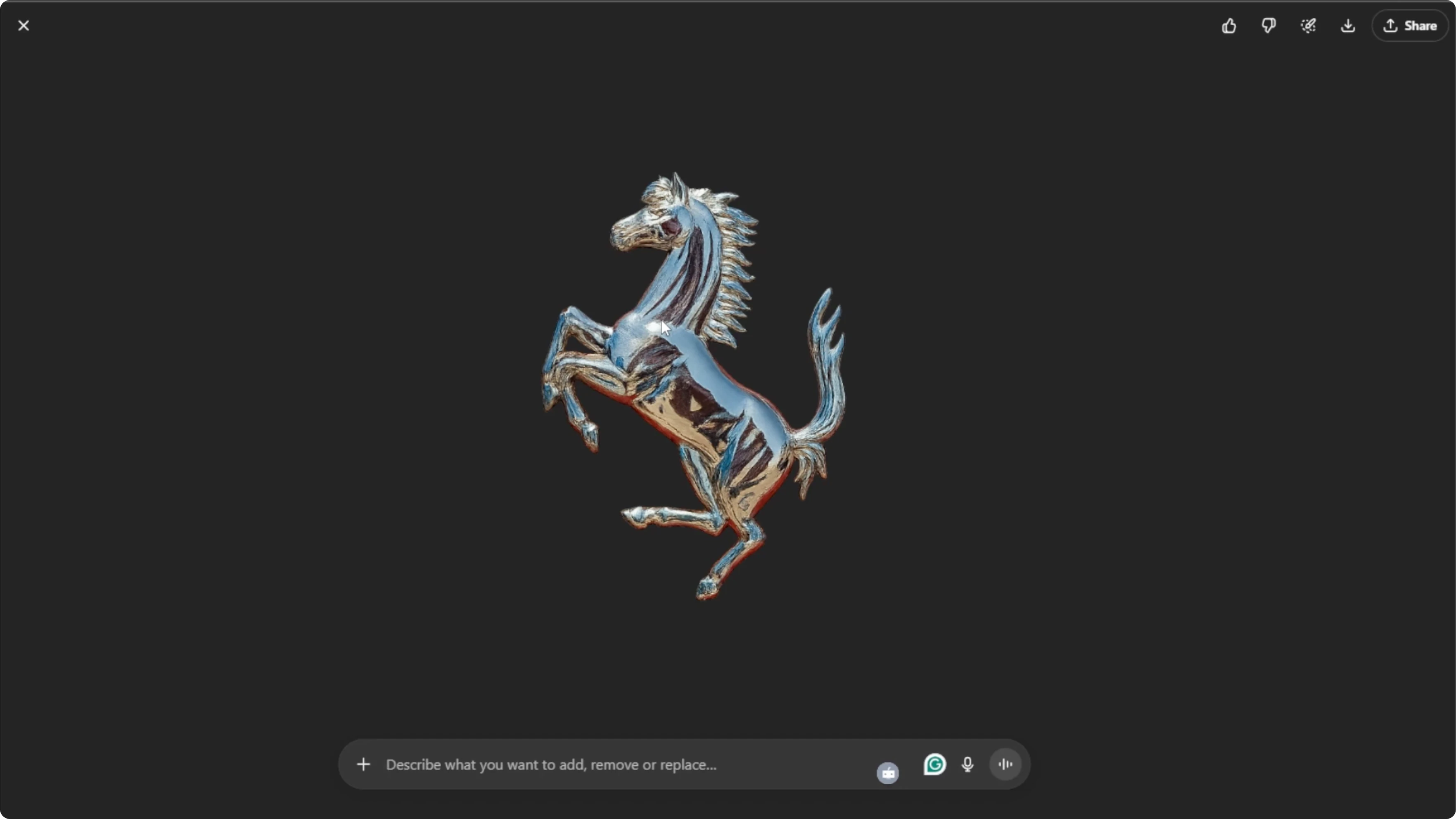 Screenshot from How to Create a Seamless Transparent Logo Using AI? at 106s