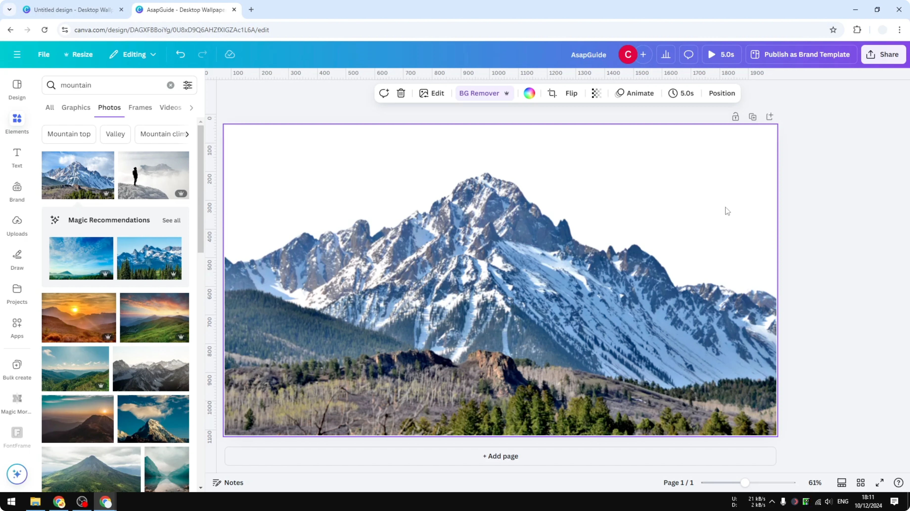Screenshot from How to Download a Transparent Image From Canva at 55s