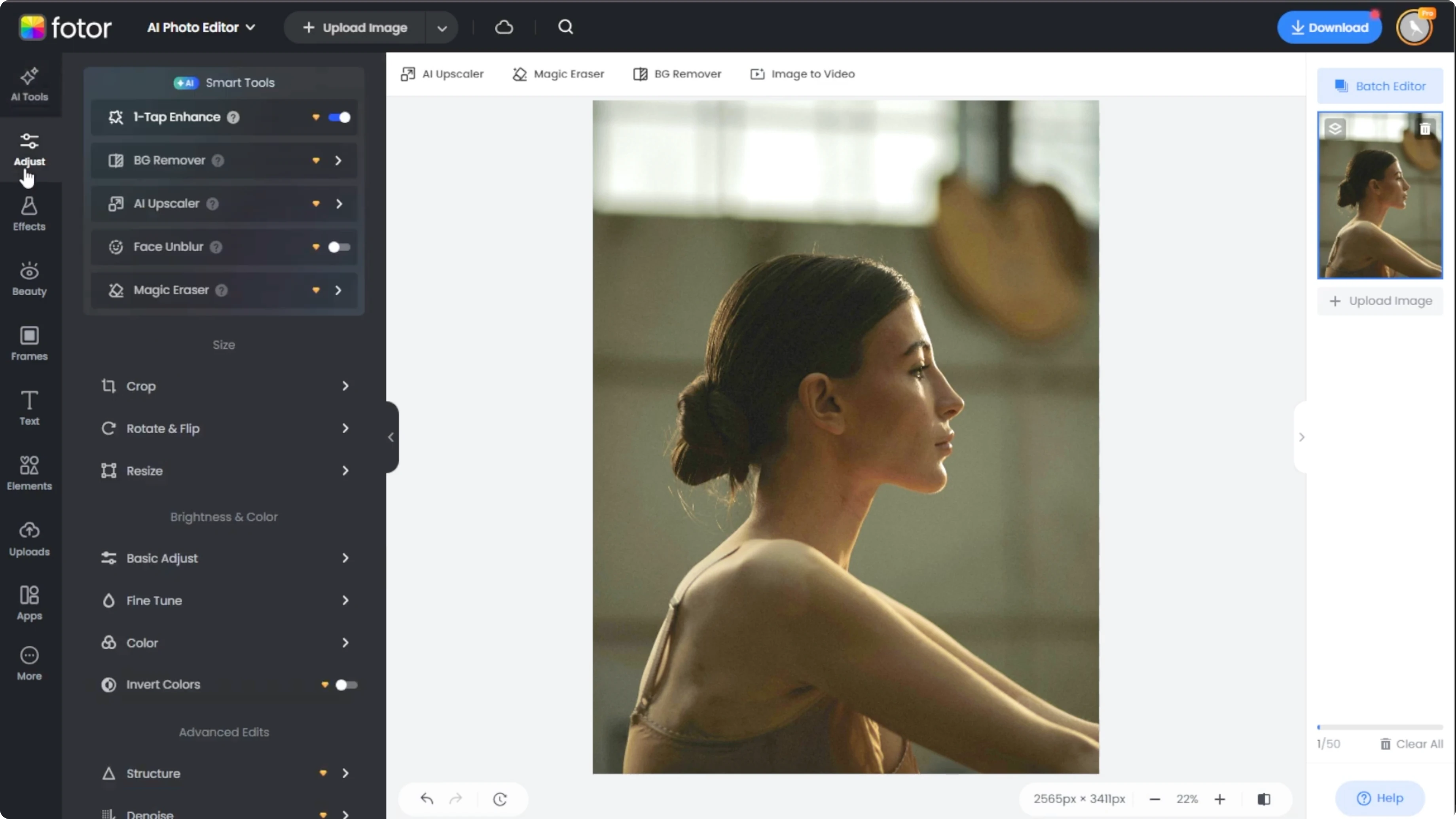 Screenshot from How to Enhance Low-Light Photos and Restore Shadow Details with AI? at 101s