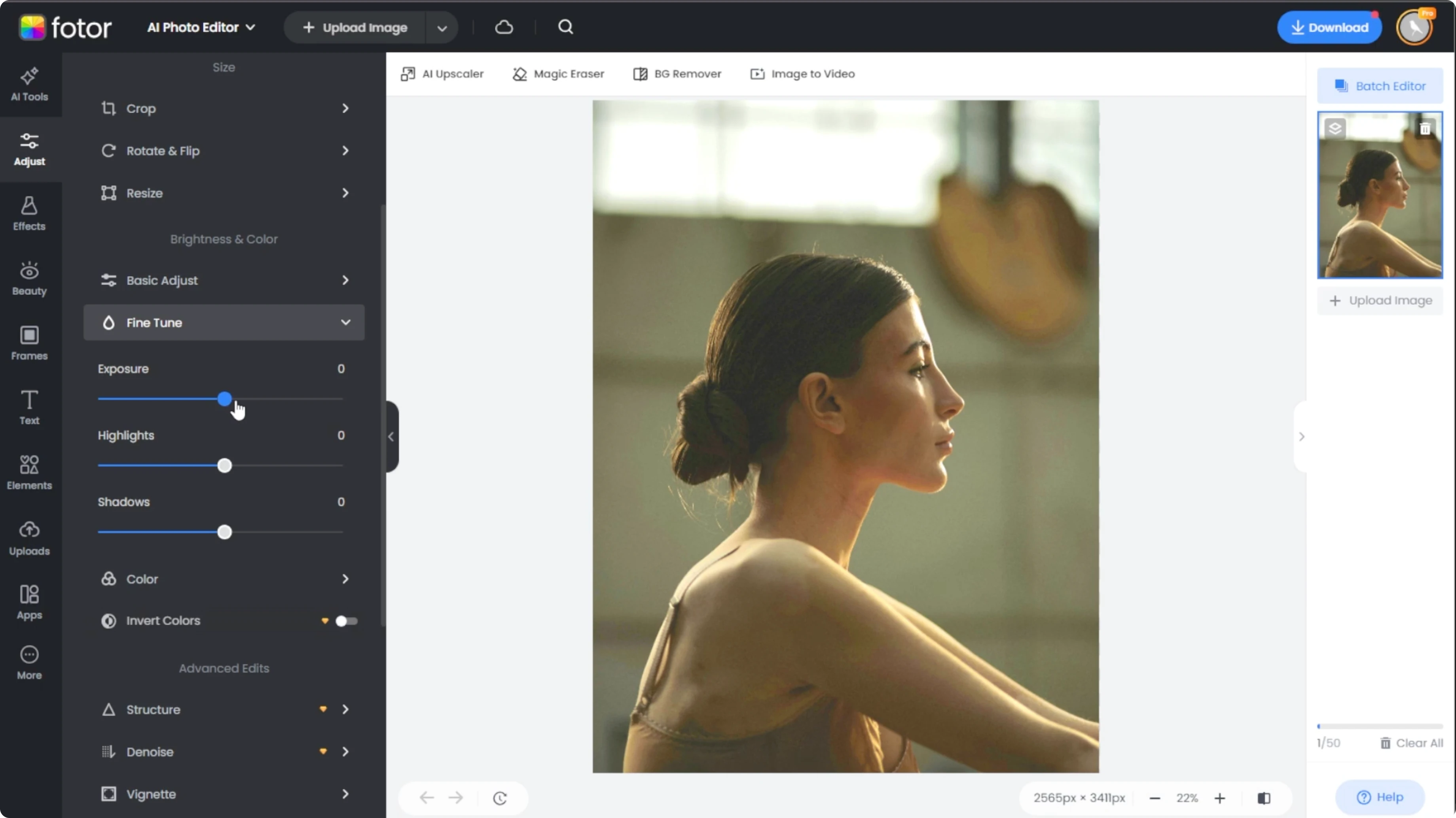 Screenshot from How to Enhance Low-Light Photos and Restore Shadow Details with AI? at 136s