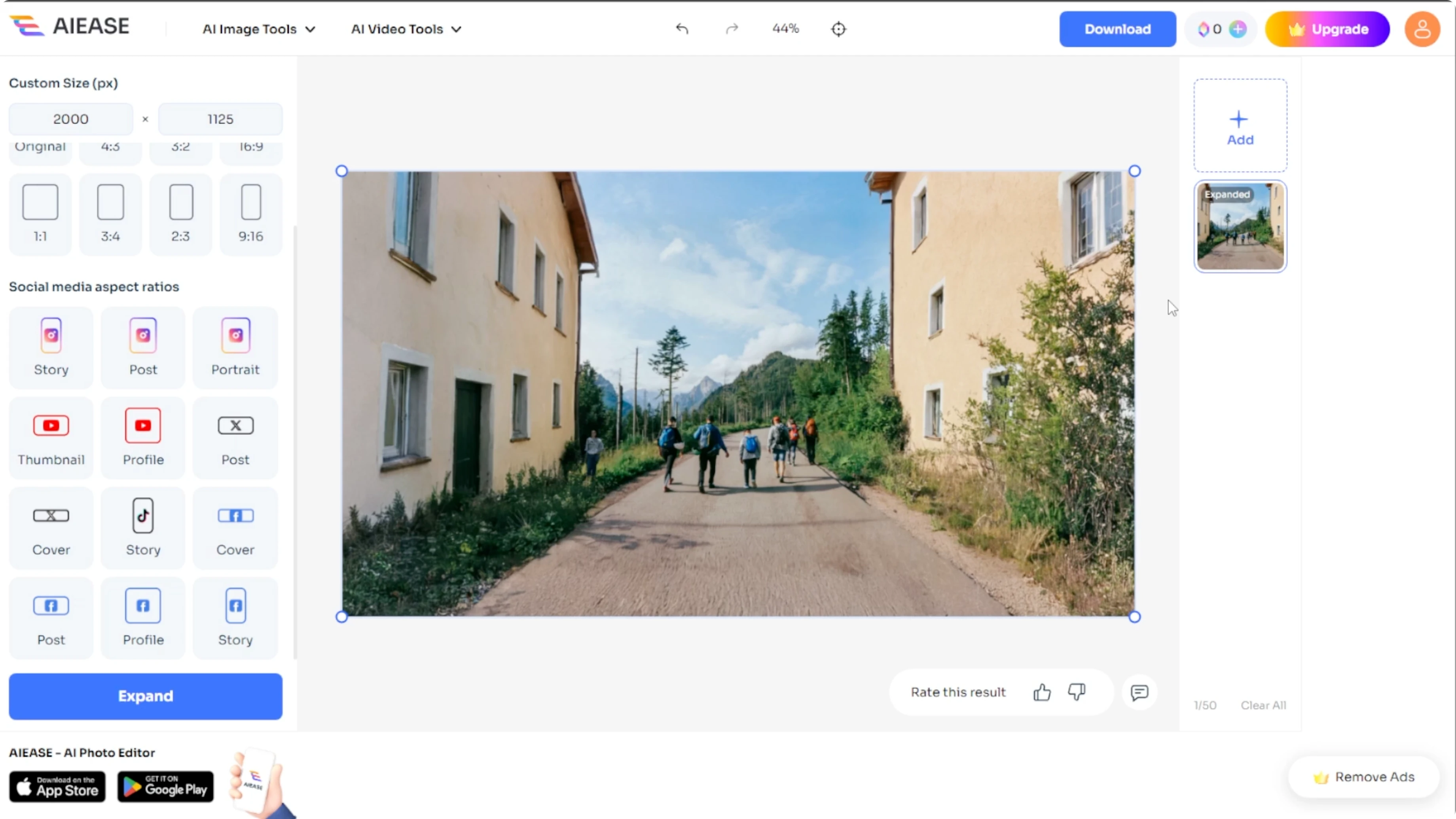 Screenshot from How to Extend and Expand Image Borders Seamlessly with AI? at 113s
