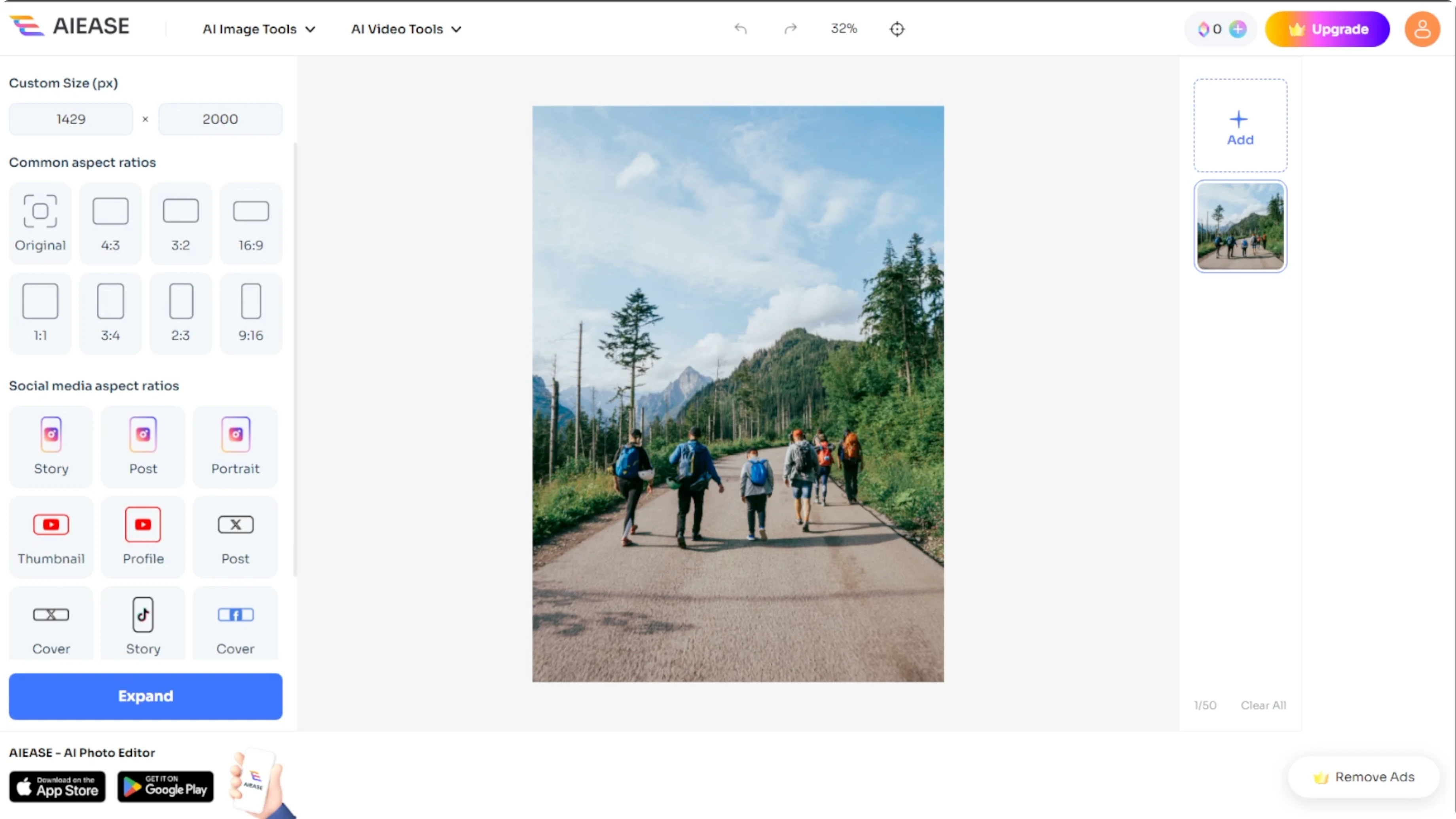 Screenshot from How to Extend and Expand Image Borders Seamlessly with AI? at 49s
